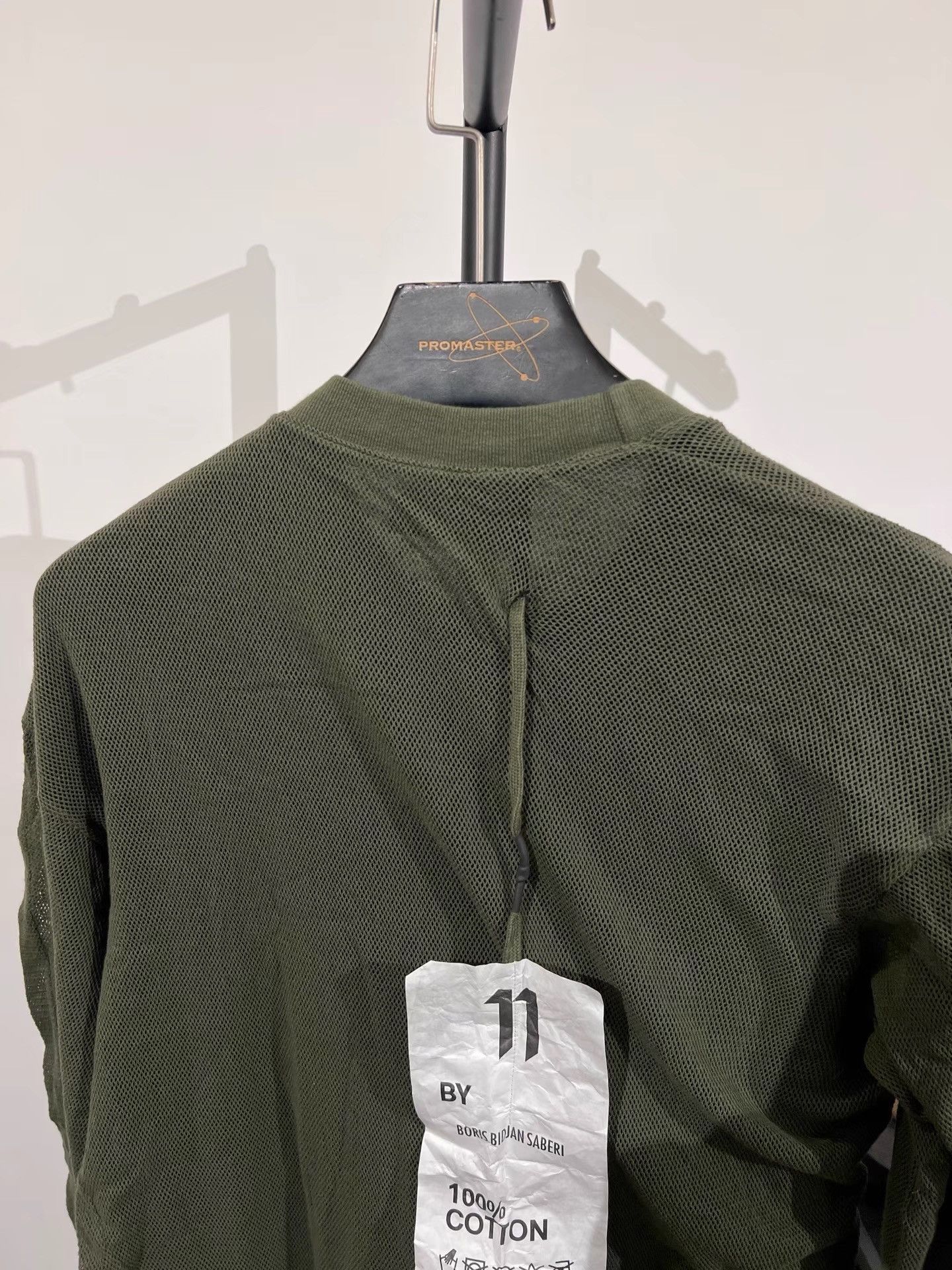 11 By Boris Bidjan Saberi 11by BBS C1 Double-Layer Mesh Sweatshirt K35 Size US XXL / EU 58 / 5 - 5 Thumbnail