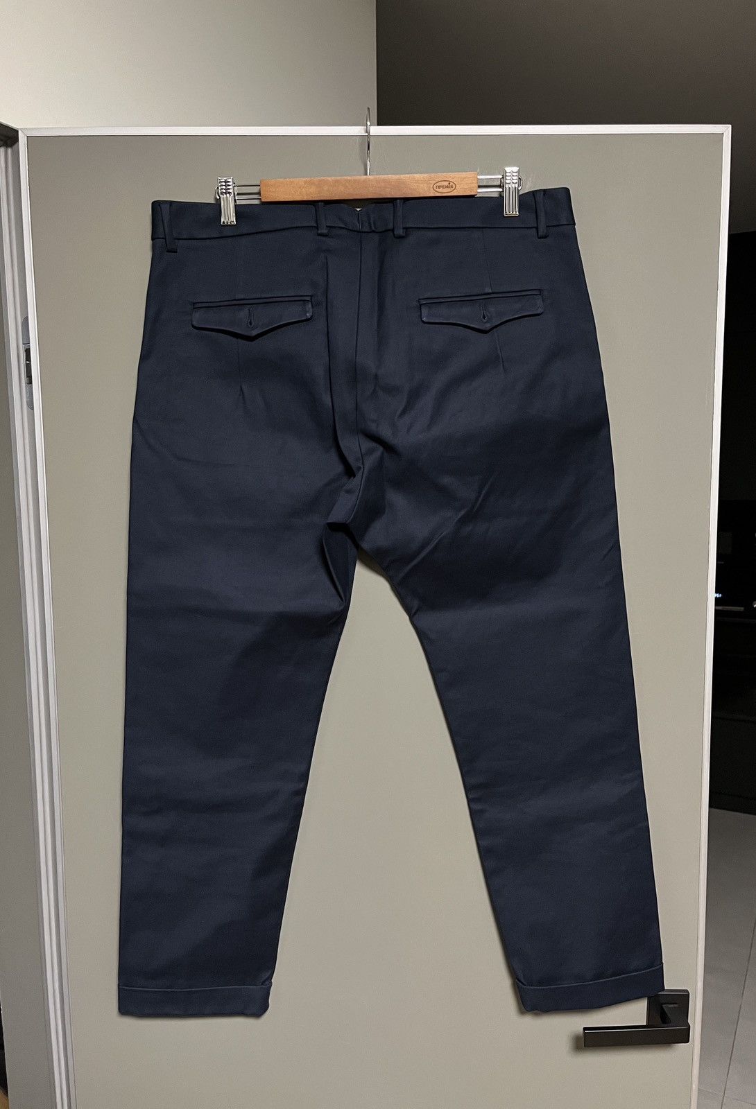 Handmade La Sartoria Di True NYC Heavy Handmade Chino Pants Size US 36 / EU 52 - 8 Thumbnail