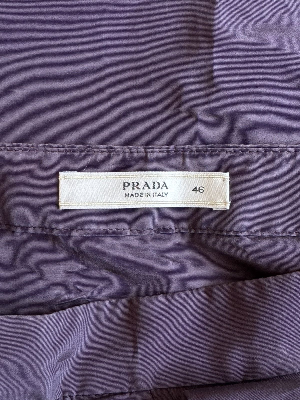 Prada Prada Women’s Skirt Purple Size 46 Size 32" / US 10 / IT 46 - 3 Thumbnail