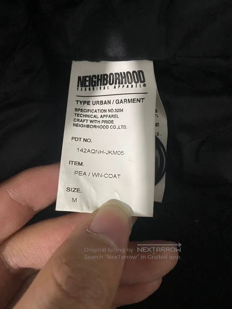 Neighborhood Neighborhood Black Wool Coat Size US M / EU 48-50 / 2 - 7 Thumbnail