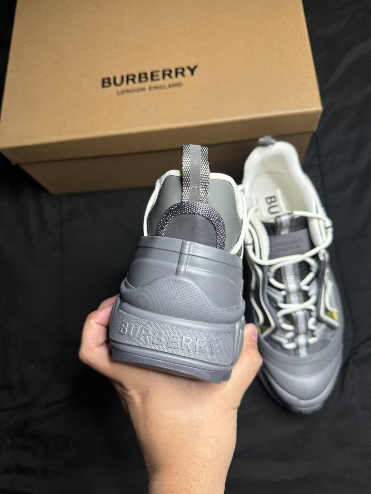 Burberry Arthur Chunky Low-Top Sneakers size 41/ 8 us Size US 8 / EU 41 - 5 Thumbnail