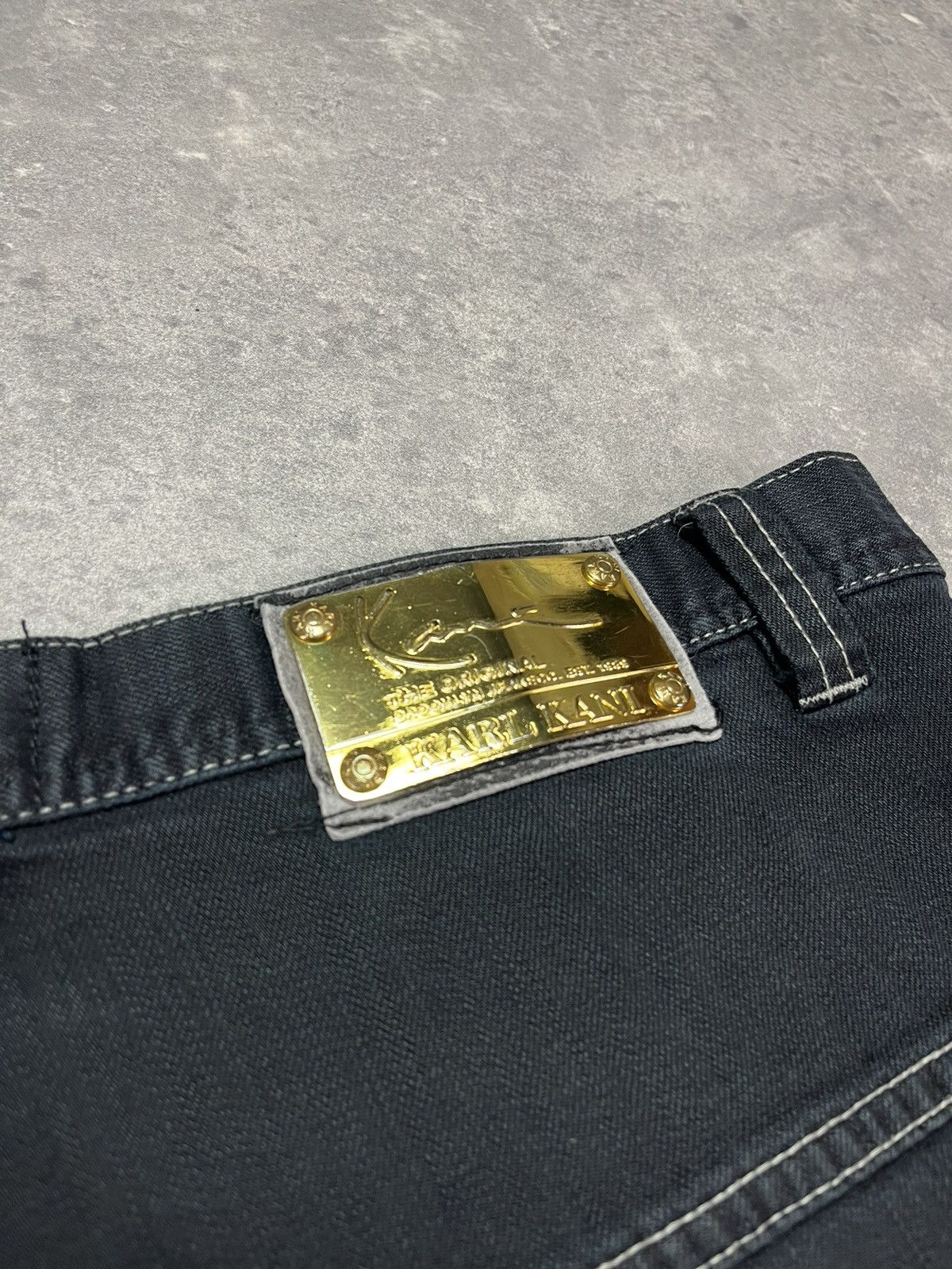 Karl Kani Karl Kani Big Logo Pockets Baggy Faded Denim Jeans 38 Size US 38 / EU 54 - 14 Thumbnail