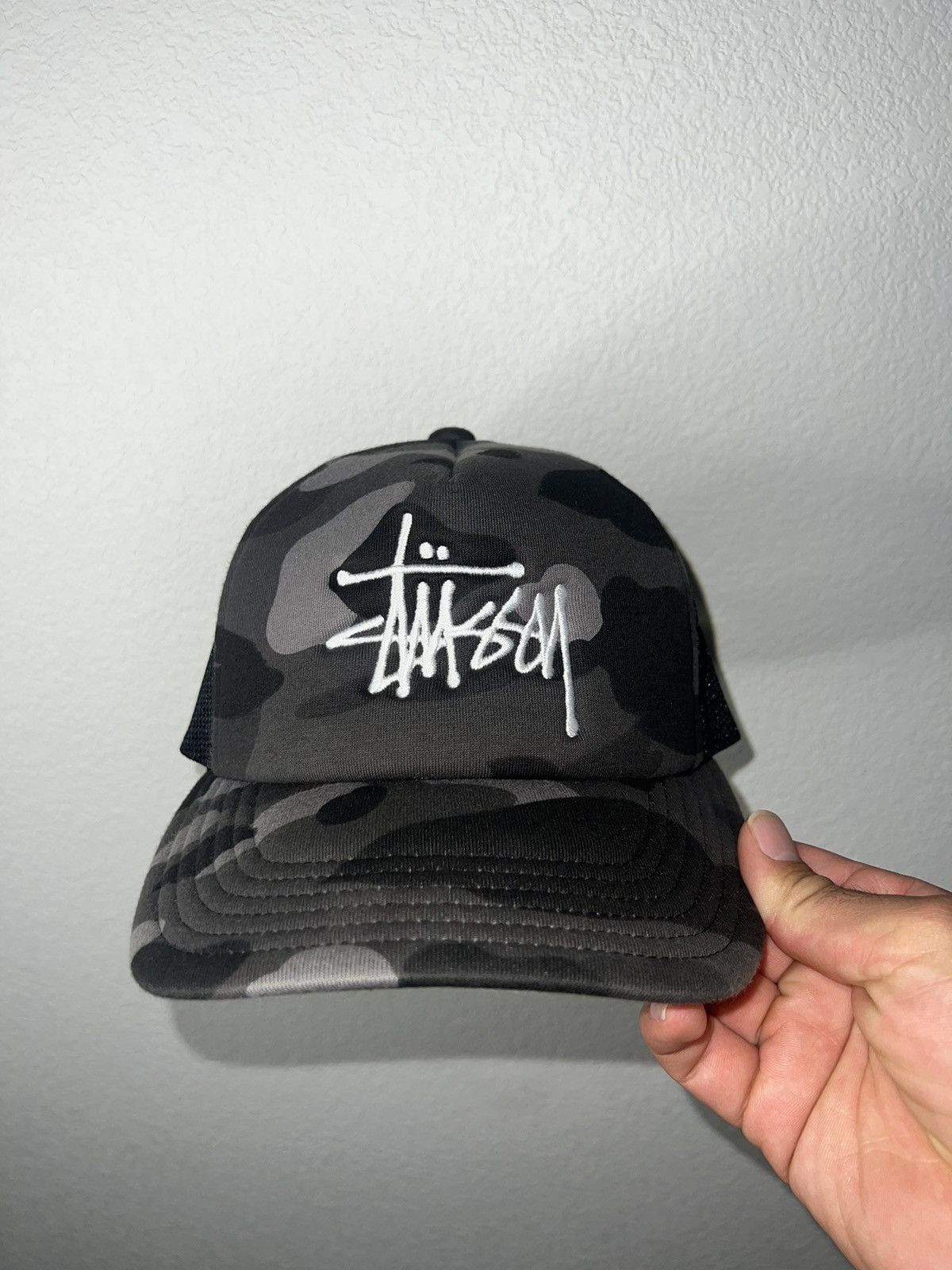 Bape × Stussy Bape x Stussy Trucker Hat | Grailed