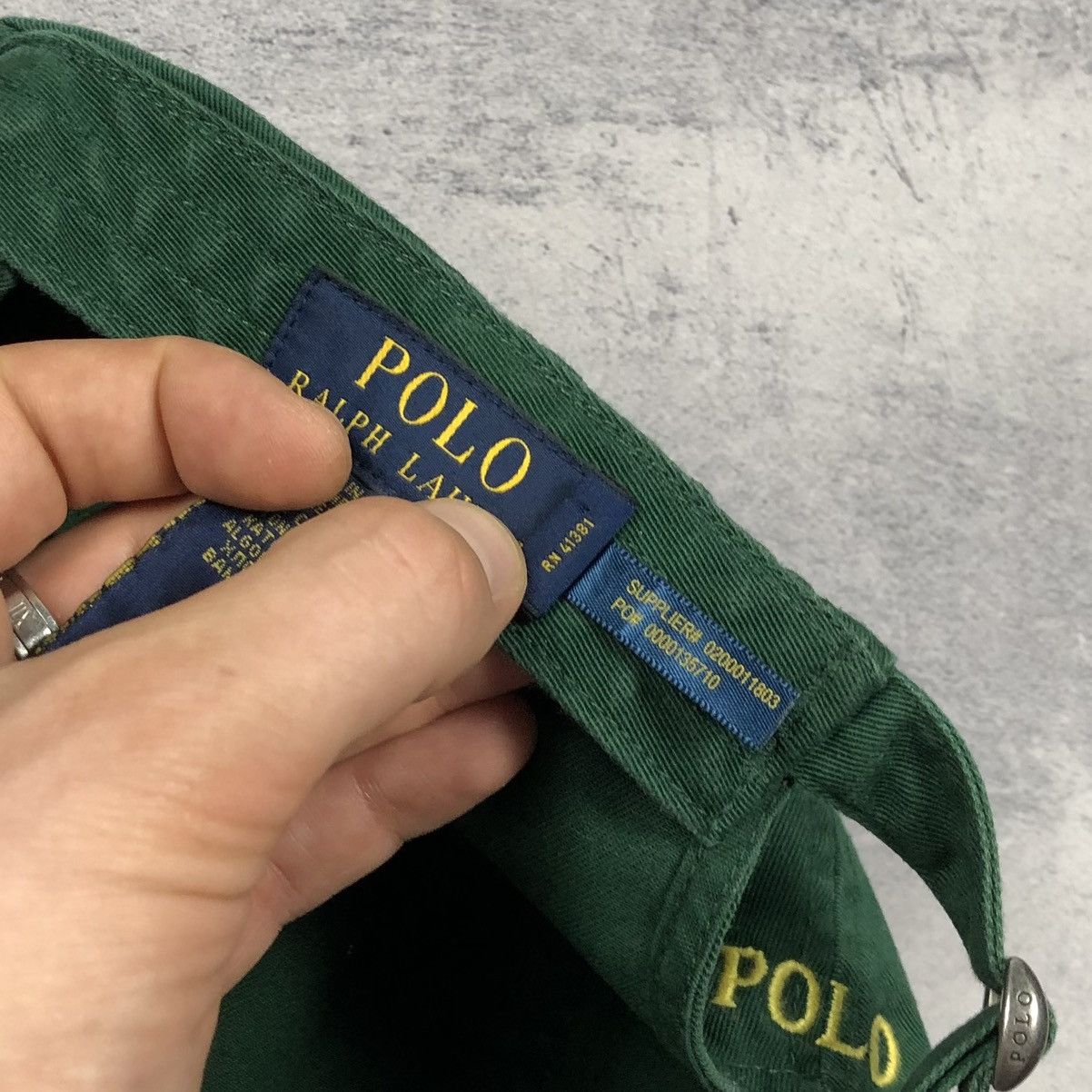 Polo Ralph Lauren Vintage Polo Ralph Lauren Yellow pony baseball cap 00’s Size ONE SIZE - 12 Thumbnail