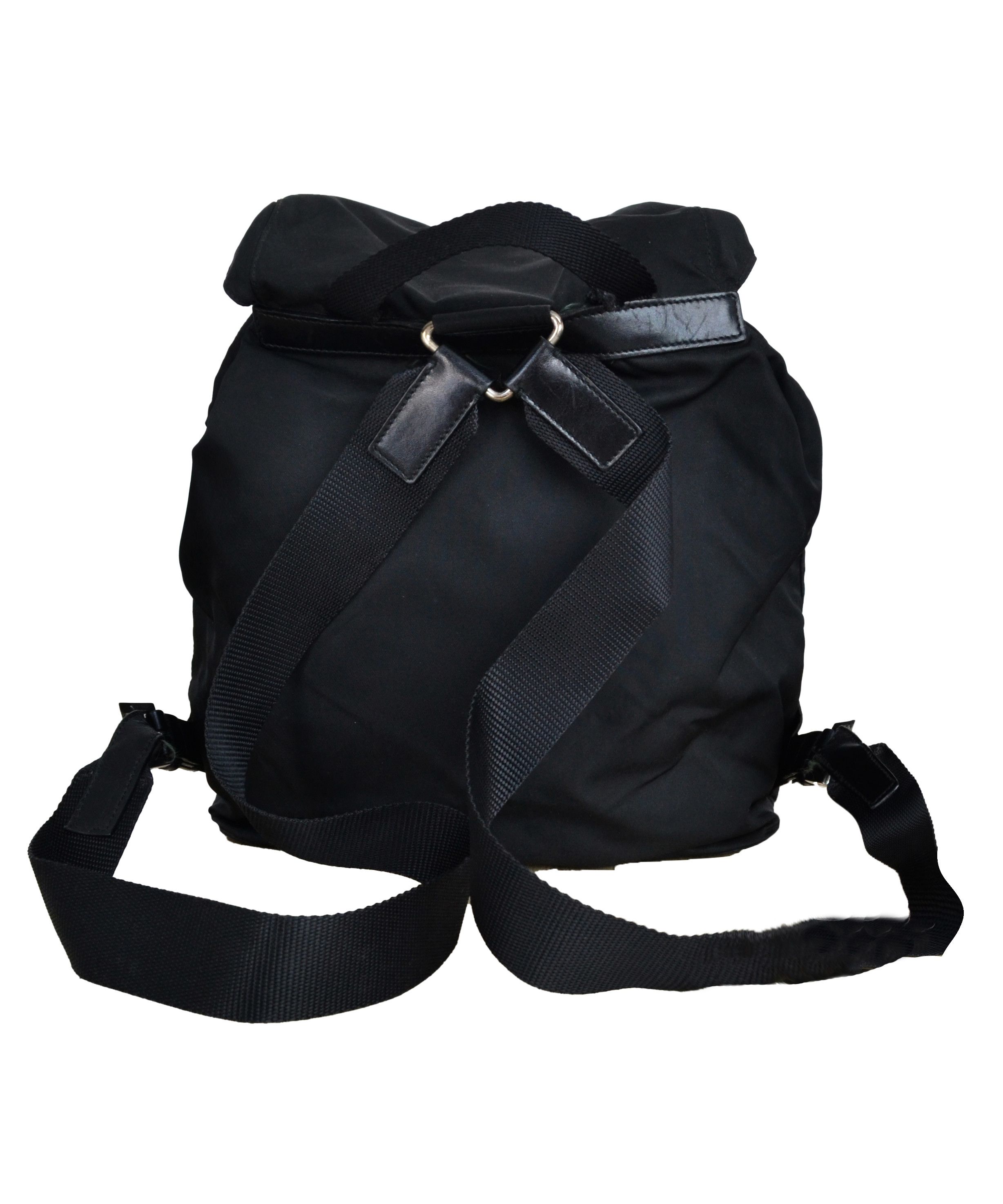 Prada PRADA Backpack Bag Sport Nylon Leather Black Pockets Size ONE SIZE - 5 Thumbnail
