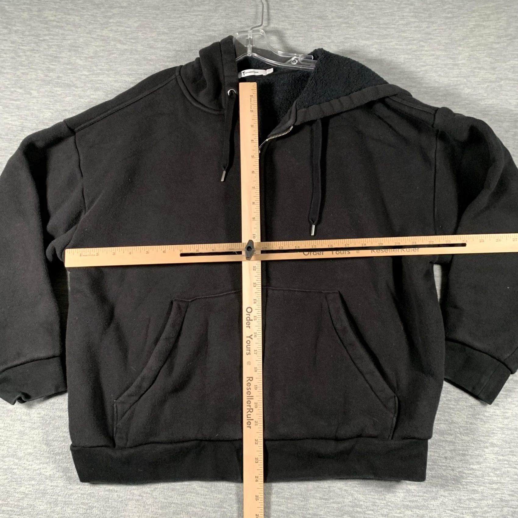 T by Alexander Wang T By Alexander Wang Hoodie Womens Small Black Full Zip Sherpa Fleece Hooded Size S / US 4 / IT 40 - 7 Thumbnail