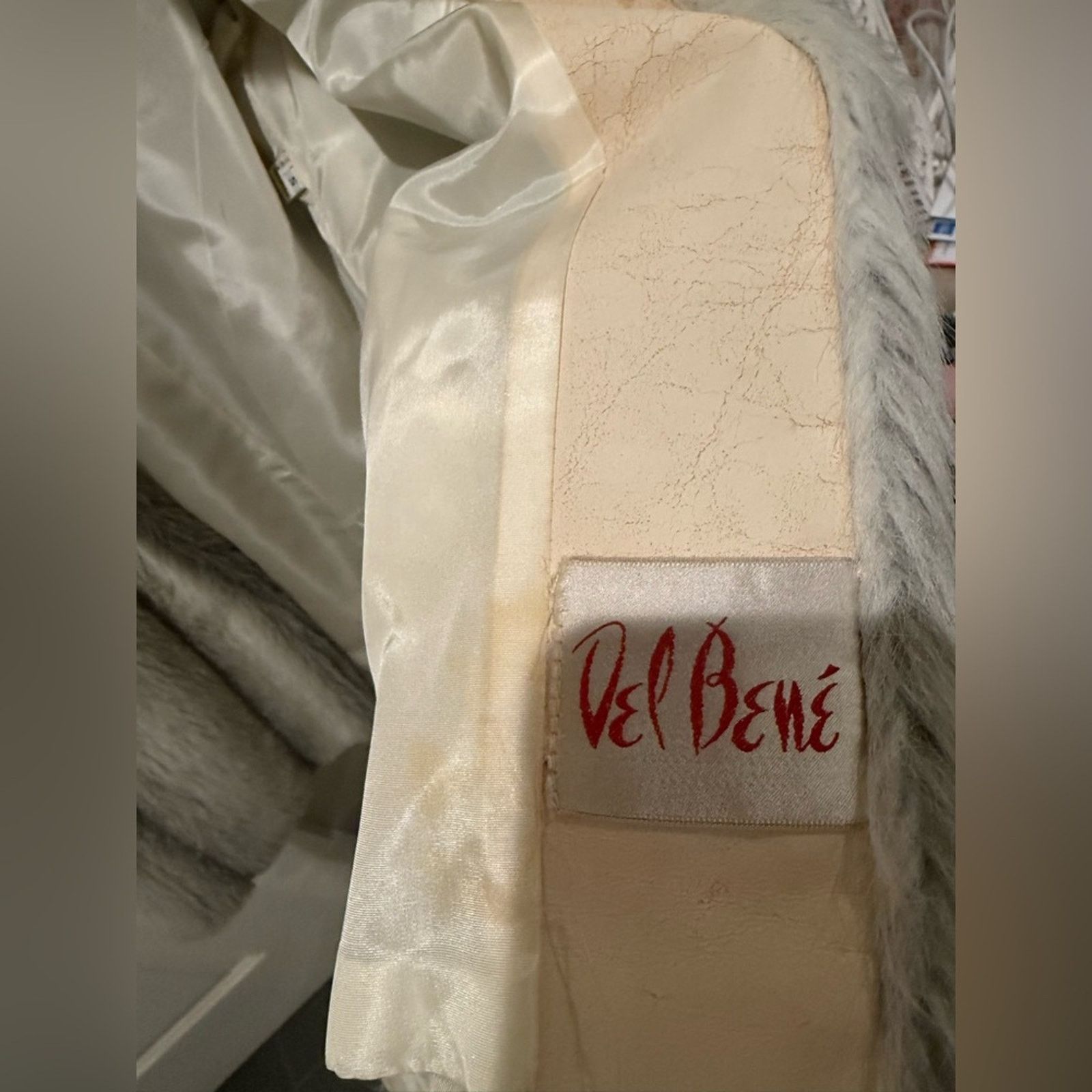 Del Bene Genuine Fur Coat, Small, Vintage Luxury Fox Fur