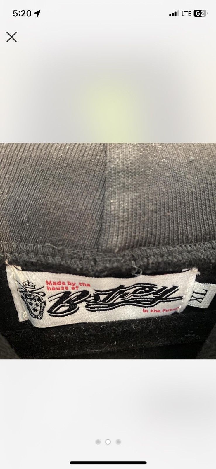 (B).Stroy Teddy (b).ear Hoody Size US XL / EU 56 / 4 - 2 Thumbnail