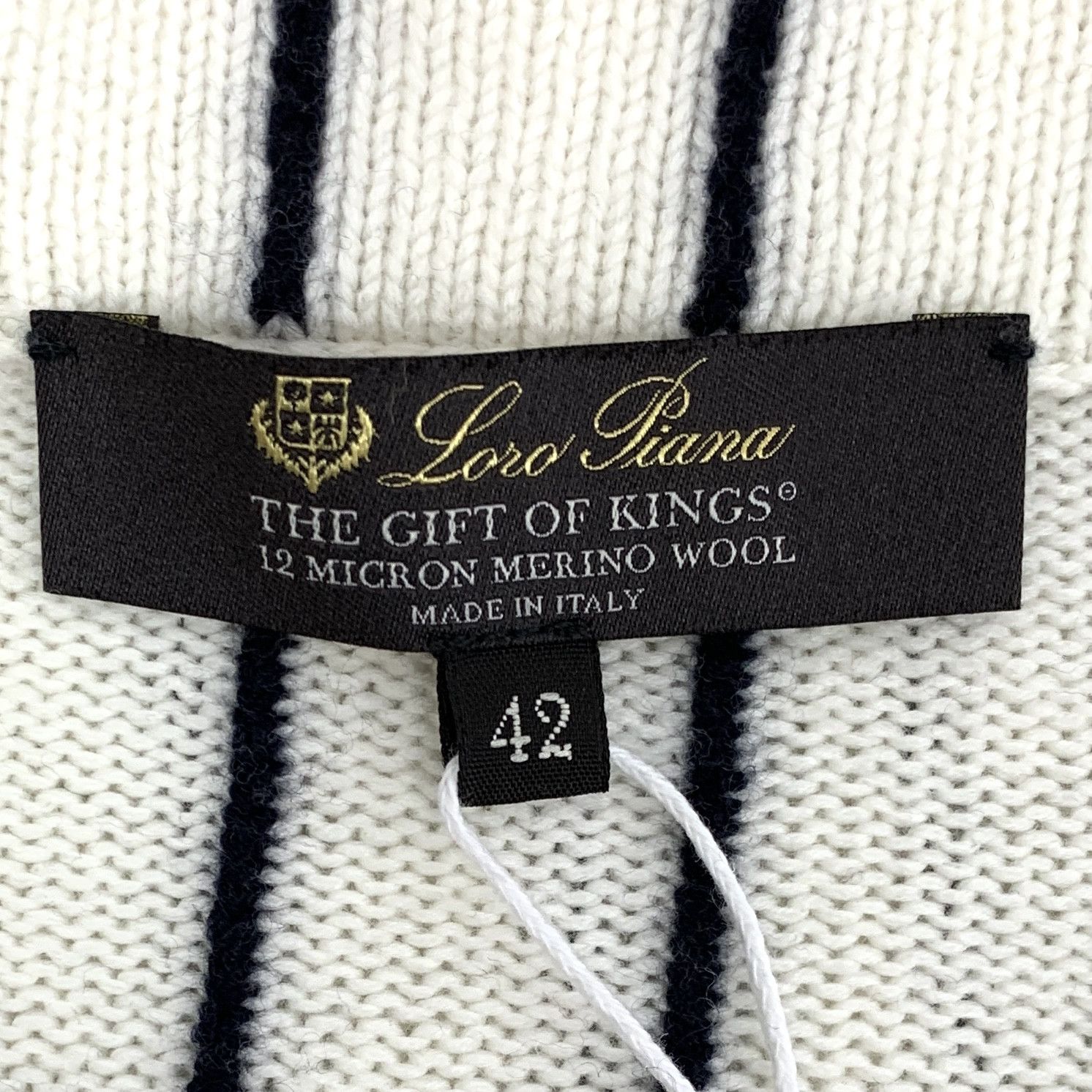 Loro Piana Loro Piana Colorblock Stripe Wool Sweater (42) Size US XS / EU 42 / 0 - 5 Thumbnail
