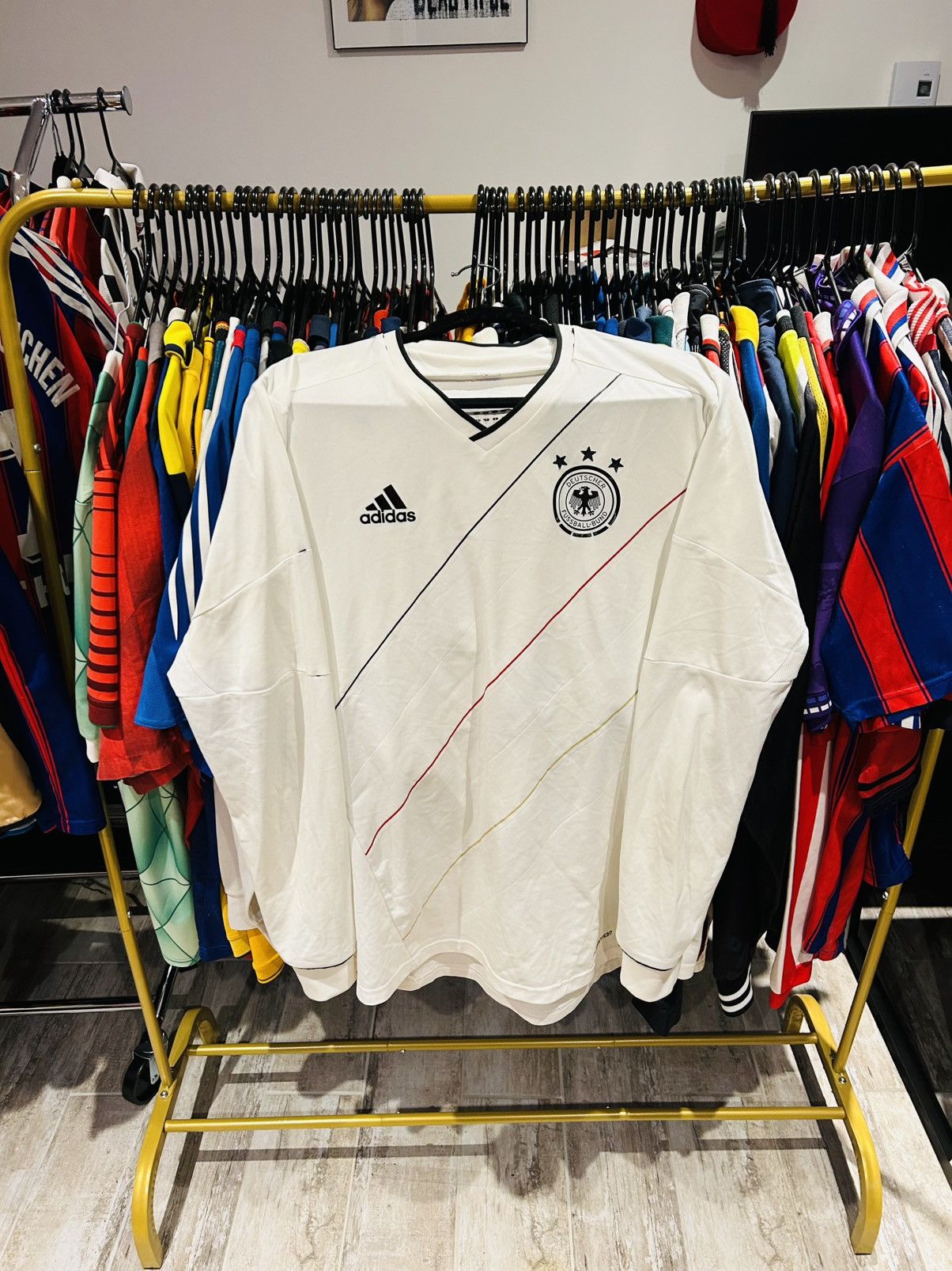 Adidas × Vintage Germany 2012 home player version jersey Size US XL / EU 56 / 4 - 1 Thumbnail