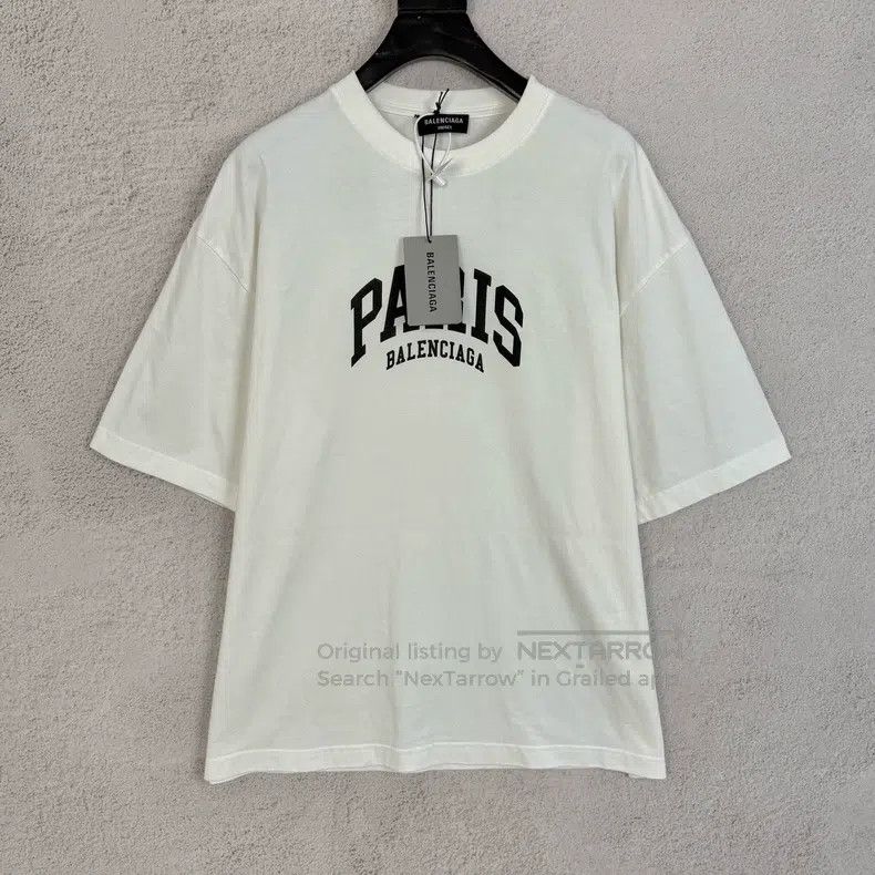 Balenciaga Balenciaga Letter Print Short Sleeve T-Shirt Size US M / EU 48-50 / 2 - 1 Thumbnail