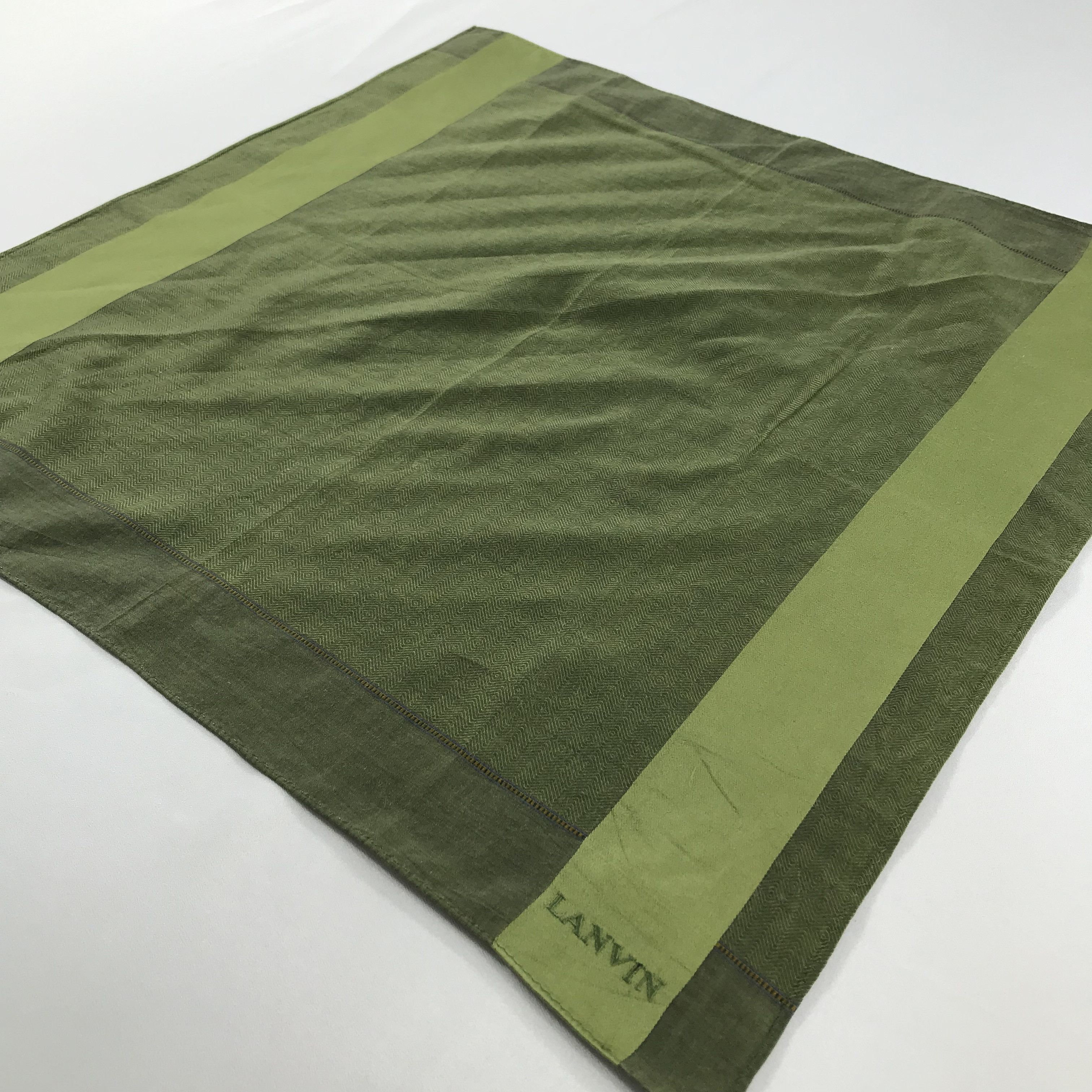 Lanvin × Vintage Lanvin Bandana / Handkerchief / Neckerchief - S2052 Size ONE SIZE - 2 Thumbnail