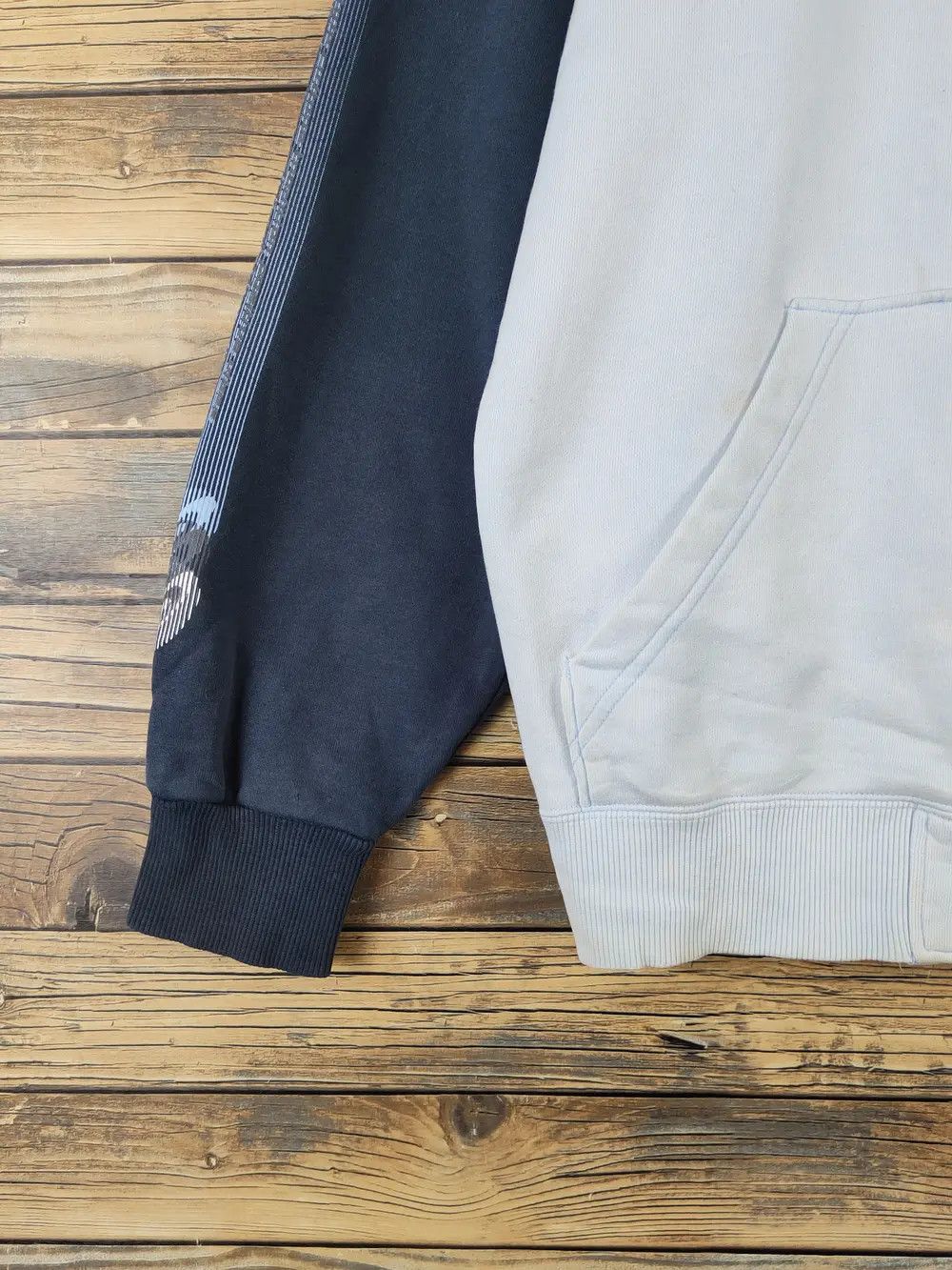 Japanese Brand Piko Blue Hoodie Sweaters #W954 Size US L / EU 52-54 / 3 - 8 Thumbnail