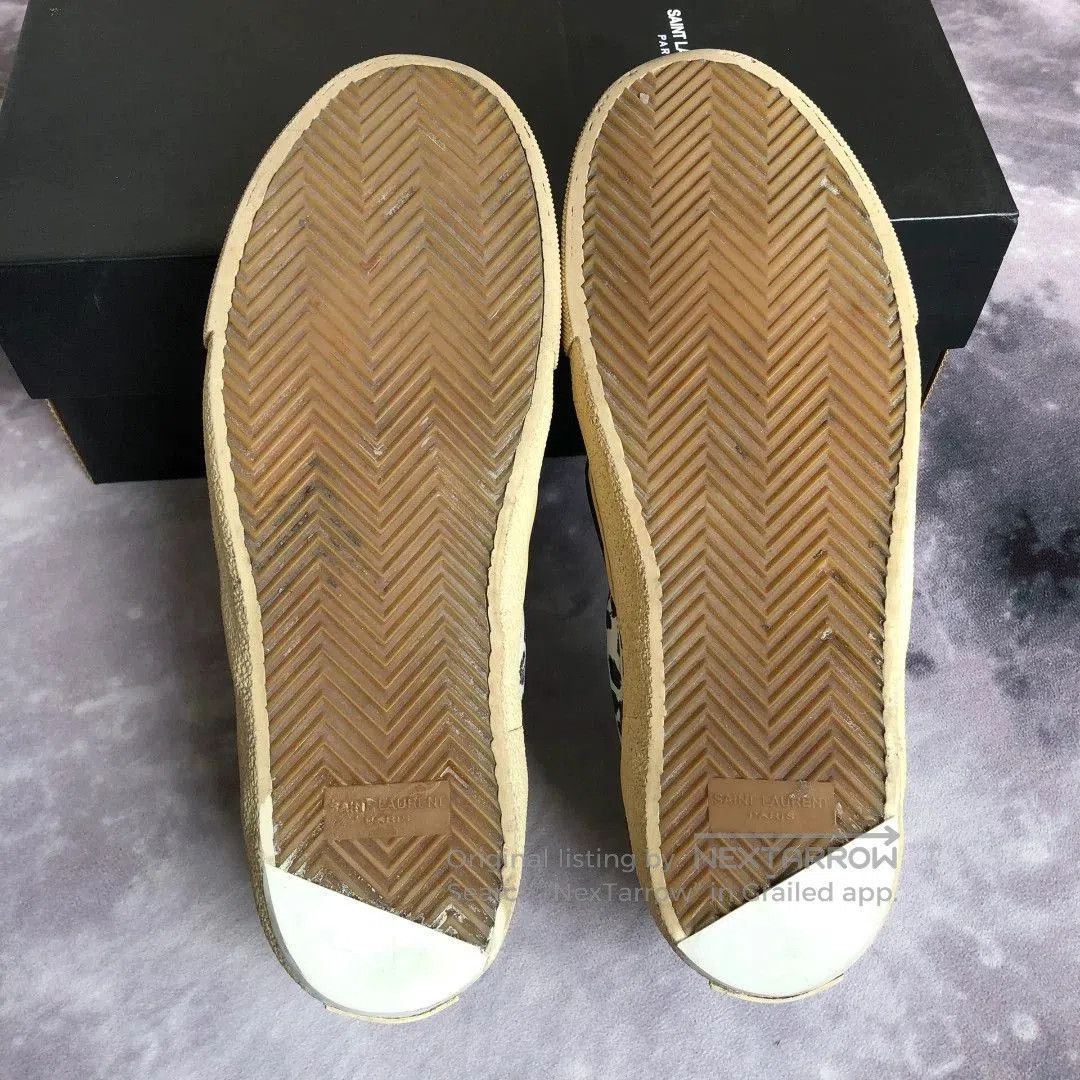 Saint Laurent Paris Saint Laurent Babycat White Leopard Slip On. Size US 10 / EU 43 - 9 Thumbnail
