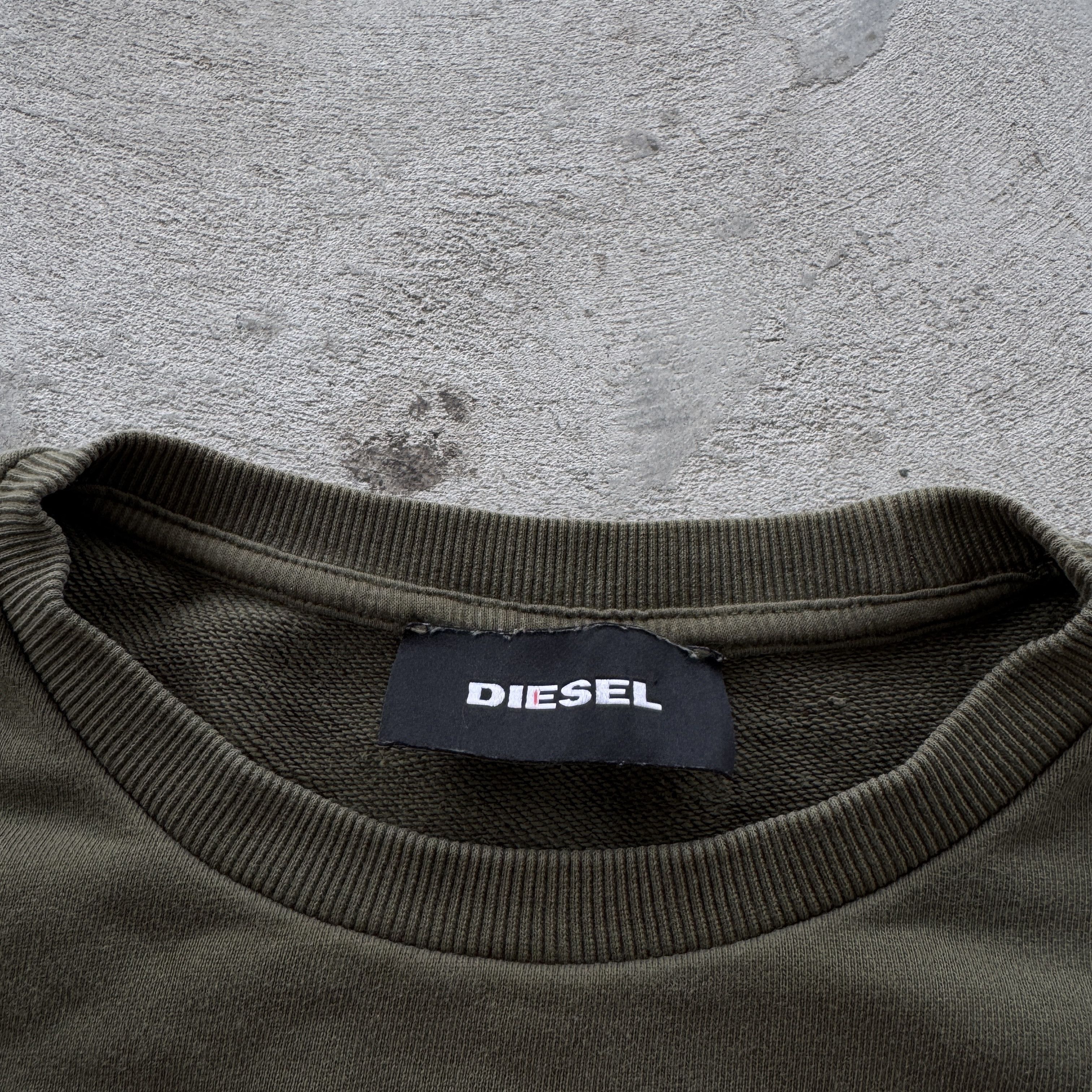 Diesel Vintage 90s Diesel Logo Crewneck Sweatshirt Size US S / EU 44-46 / 1 - 5 Thumbnail
