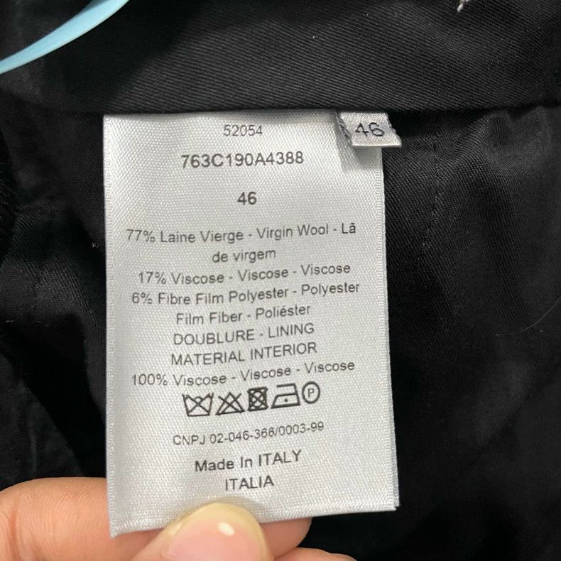 Dior Dior Black full-print gold floral trousers 2502-Nextarrow Size 46R - 5 Thumbnail