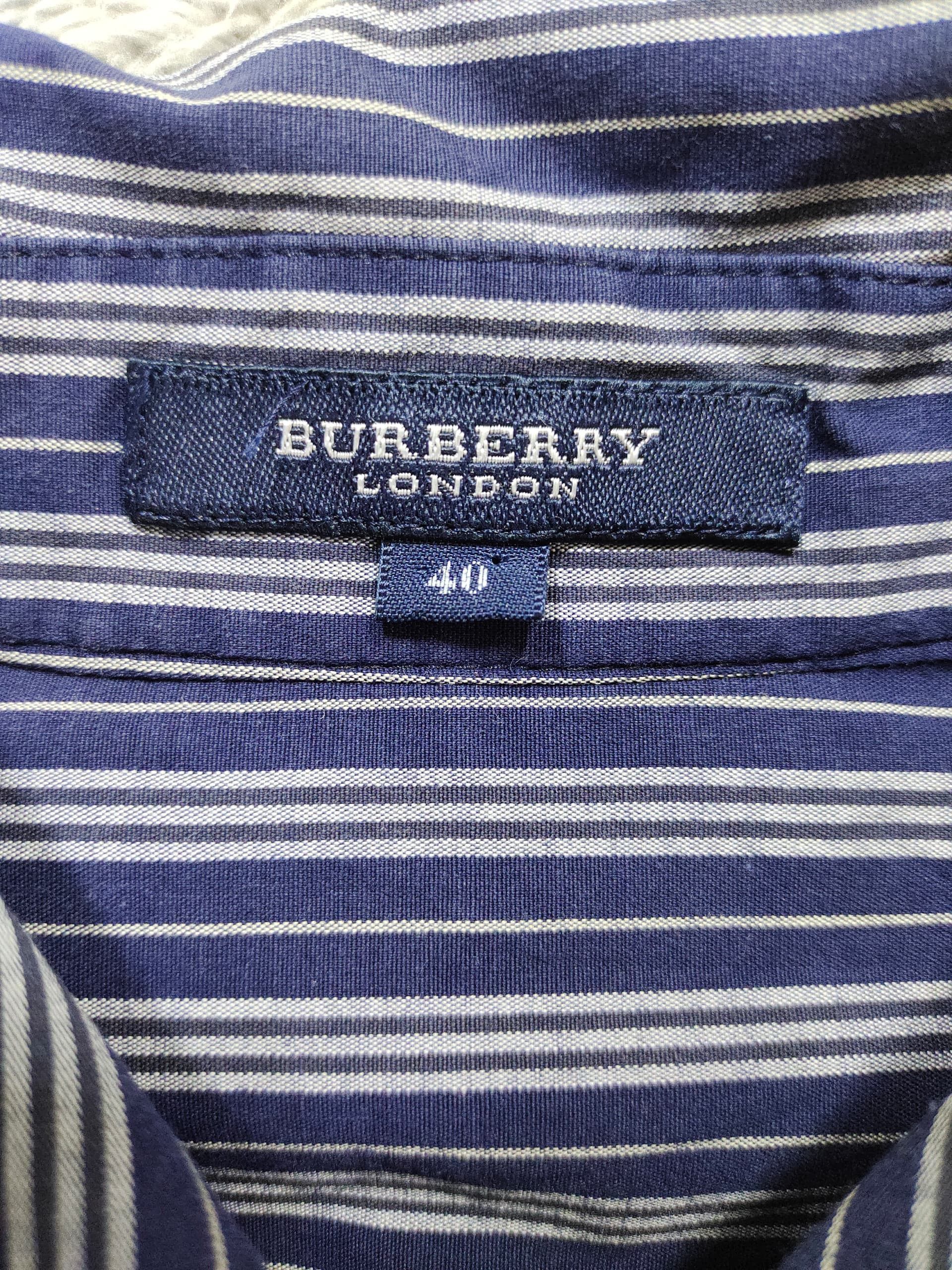 Burberry BURBERRY LONDON STRIPE LONG SLEEVE BUTTON UP SHIRT Size S / US 4 / IT 40 - 7 Thumbnail