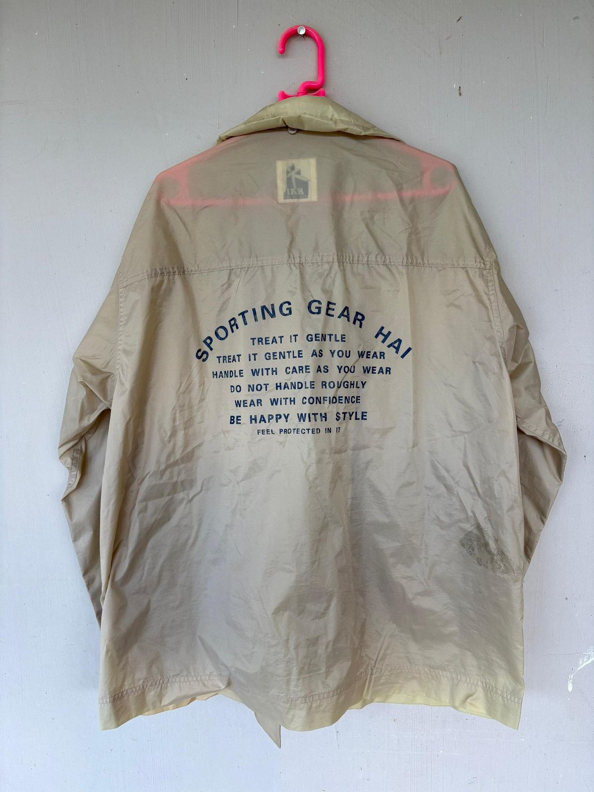 Issey Miyake Vintage Hai Sporting Gear Issey Miyake Nylon Jacket Be Happy Size US M / EU 48-50 / 2 - 6 Thumbnail