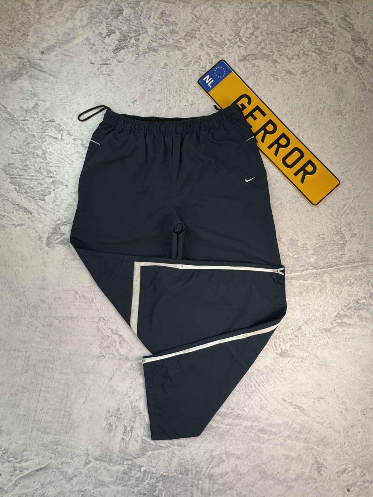 Nike × Vintage NIKE VINTAGE BASIC LOGO OVERSIZE BAGGY PANTS Size US 32 / EU 48 - 3 Thumbnail