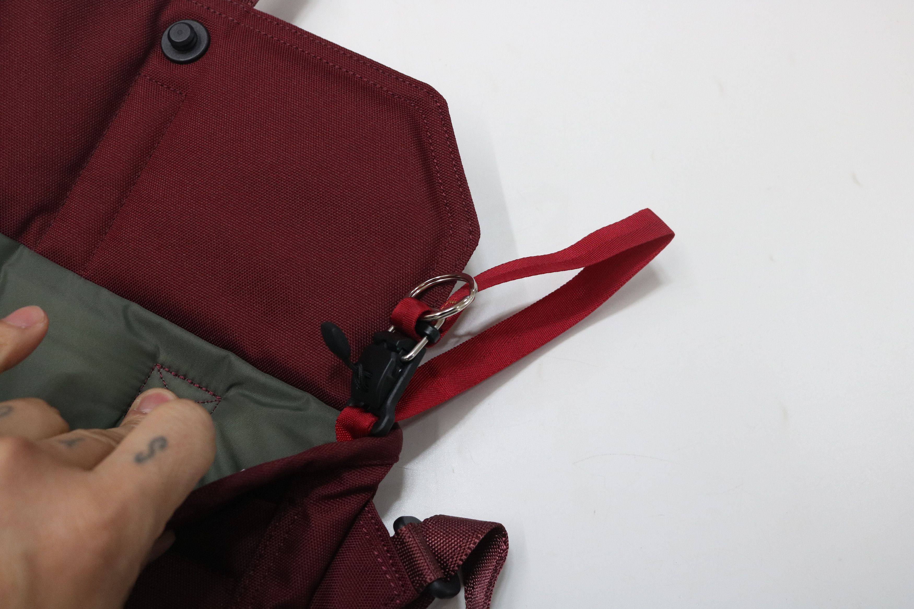 Porter PORTER Burgundy Crossbody Bag Size ONE SIZE - 9 Thumbnail