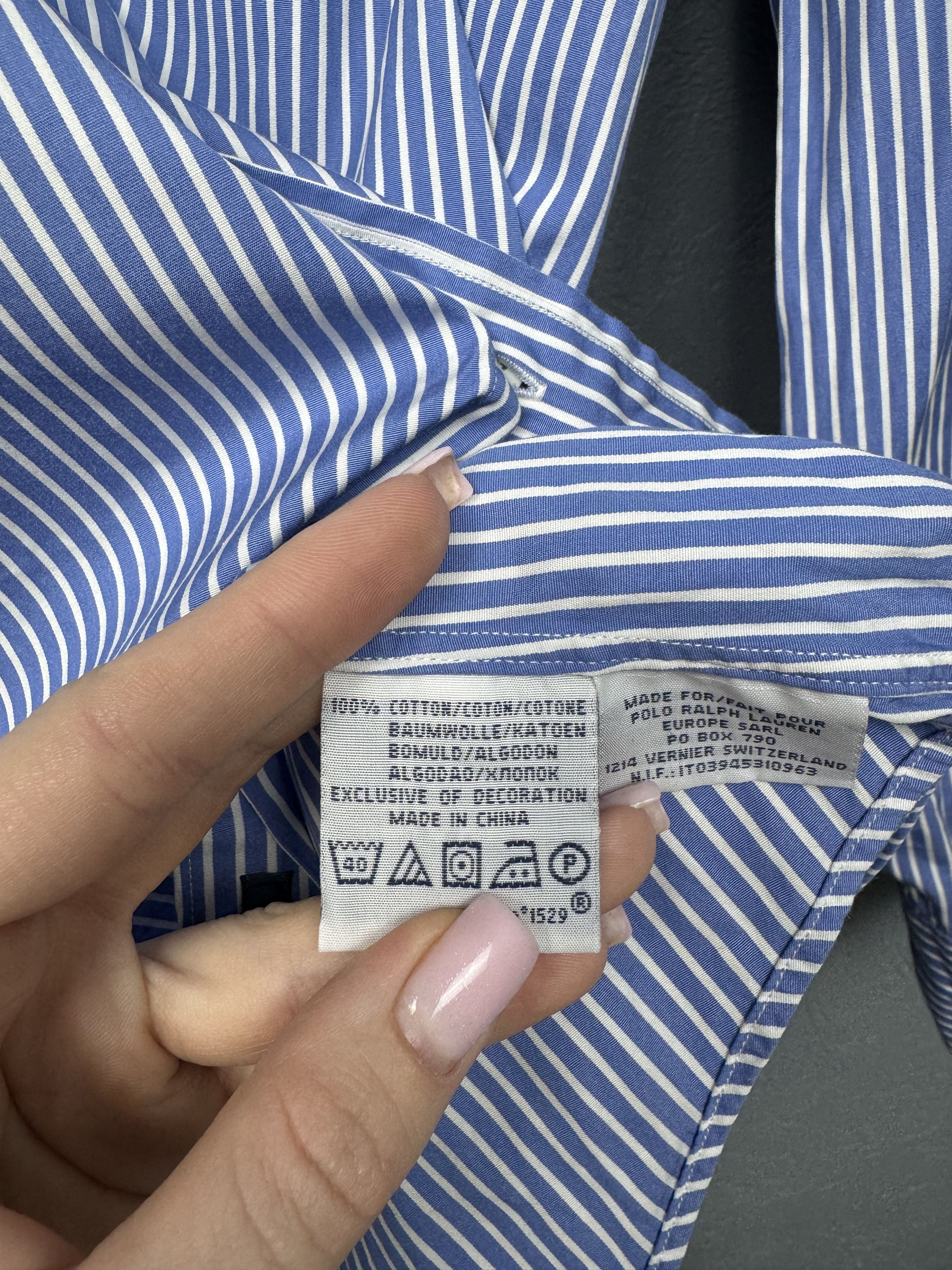 Polo Ralph Lauren Polo Ralph Lauren Vintage Mens Long Sleeve Striped Shirt Size US L / EU 52-54 / 3 - 6 Thumbnail