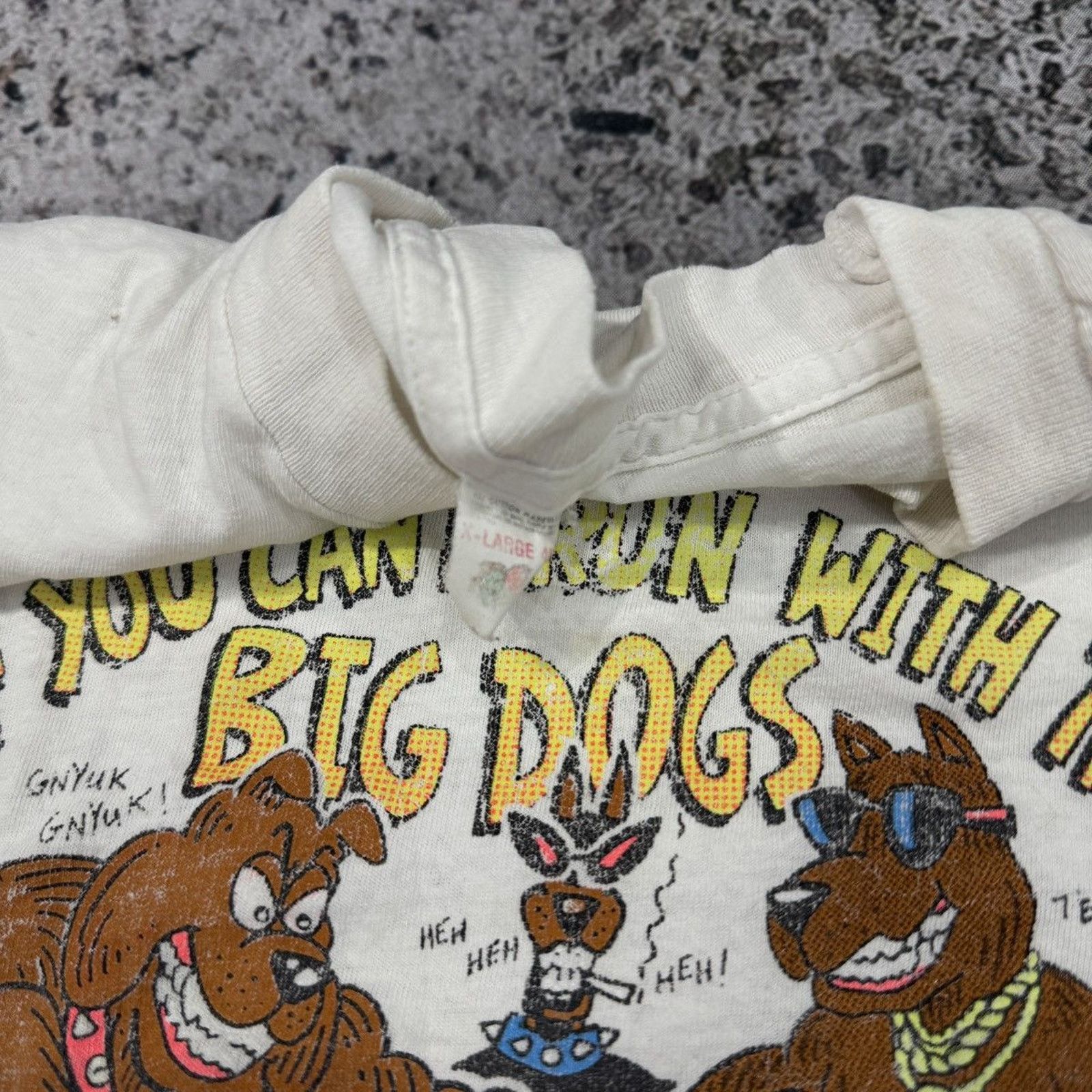 Vintage Vintage If You Can't Run With The Big Dogs Tee Size US XL / EU 56 / 4 - 9 Thumbnail