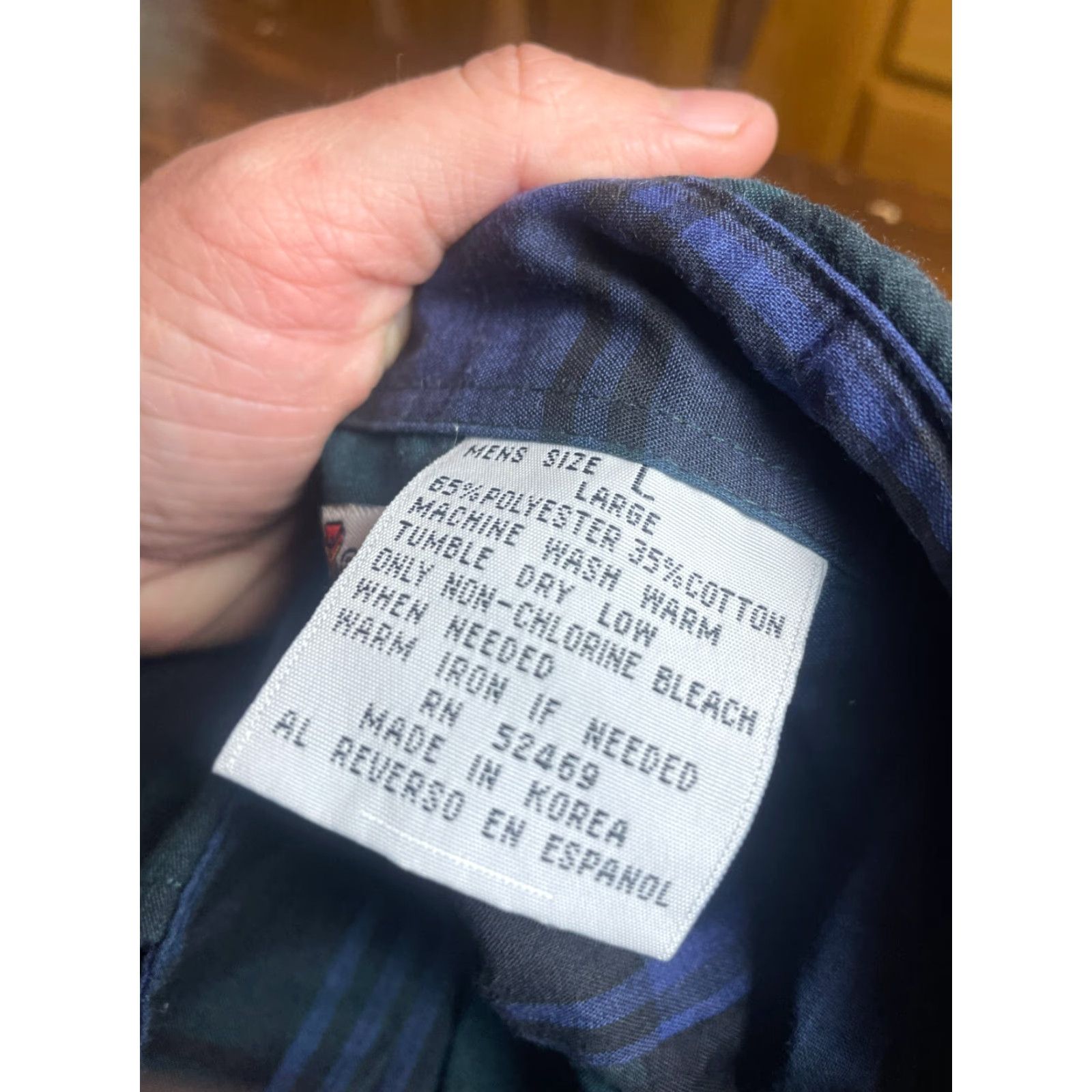 McGregor McGregor Shirt Mens Large Blue Green Plaid Button Up Short Sleeve Vintage (if applicable) Size US L / EU 52-54 / 3 - 8 Thumbnail
