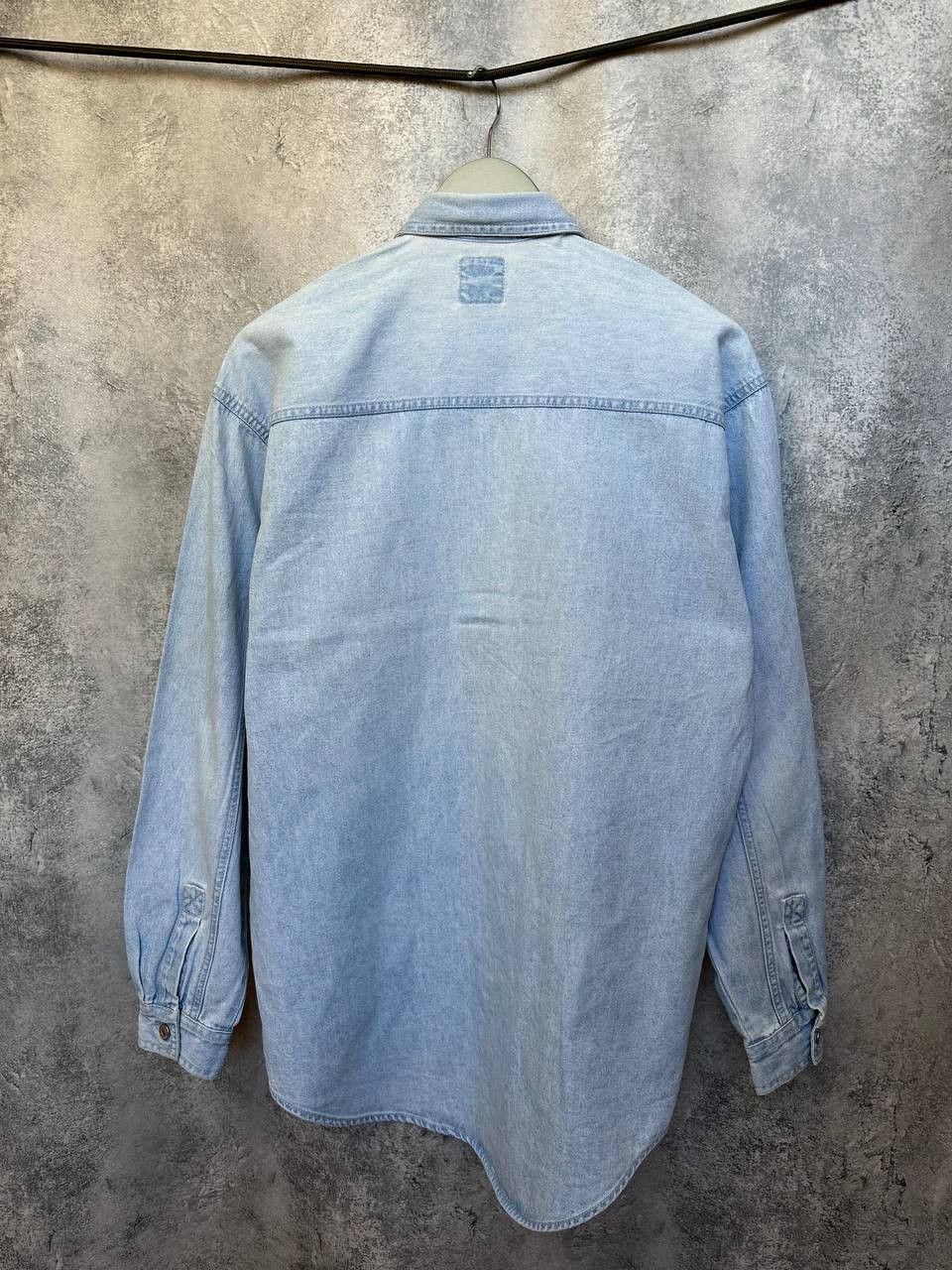 Levi's Vintage Clothing Levi's Denim Work Shirt with Blank Tab Rare 80s/90s Vintage Size US XL / EU 56 / 4 - 3 Thumbnail