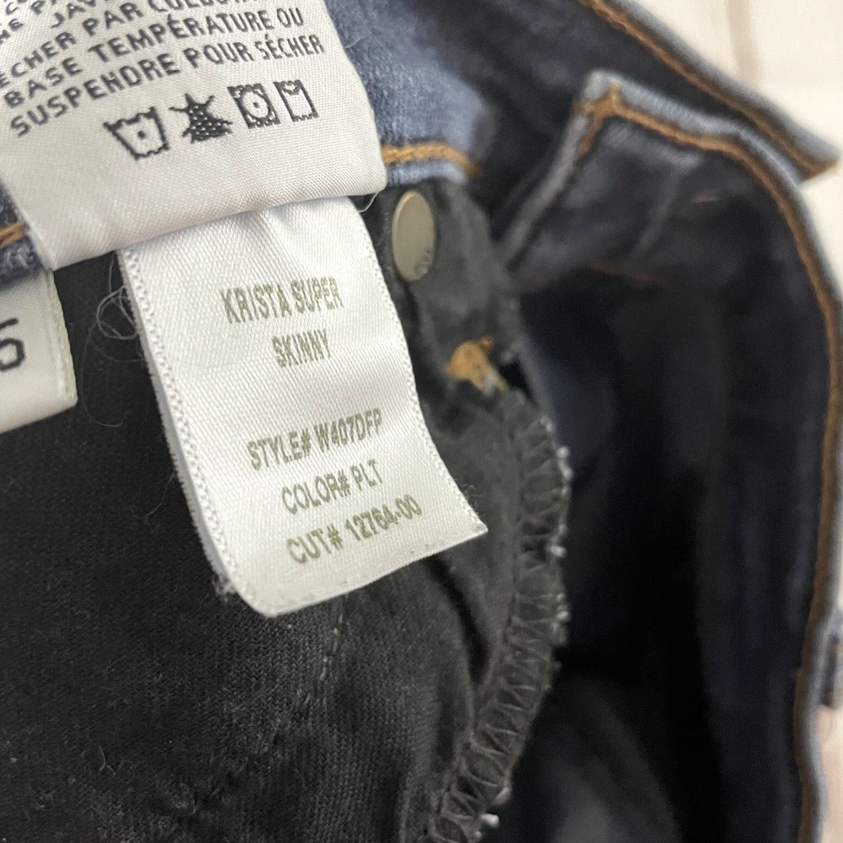 Hudson Hudson Krista Jeans Denim Blue Women's 25 Slim Skinny Size 42" / US 20 - 5 Thumbnail