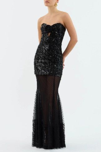 Other Rebecca Vallance Sequins Diana Gown Size M / US 6-8 / IT 42-44 - 1 Thumbnail