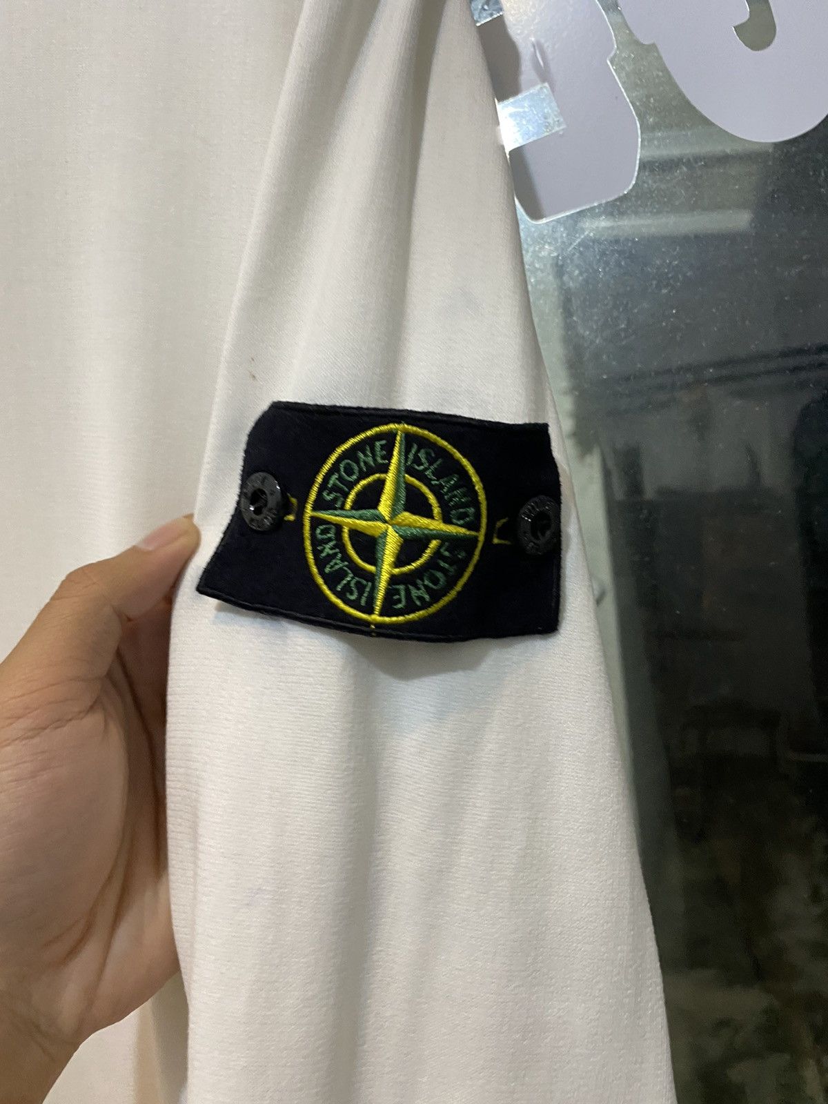 Stone Island Sweatershirt stone island white hoodie Size US M / EU 48-50 / 2 - 6 Thumbnail