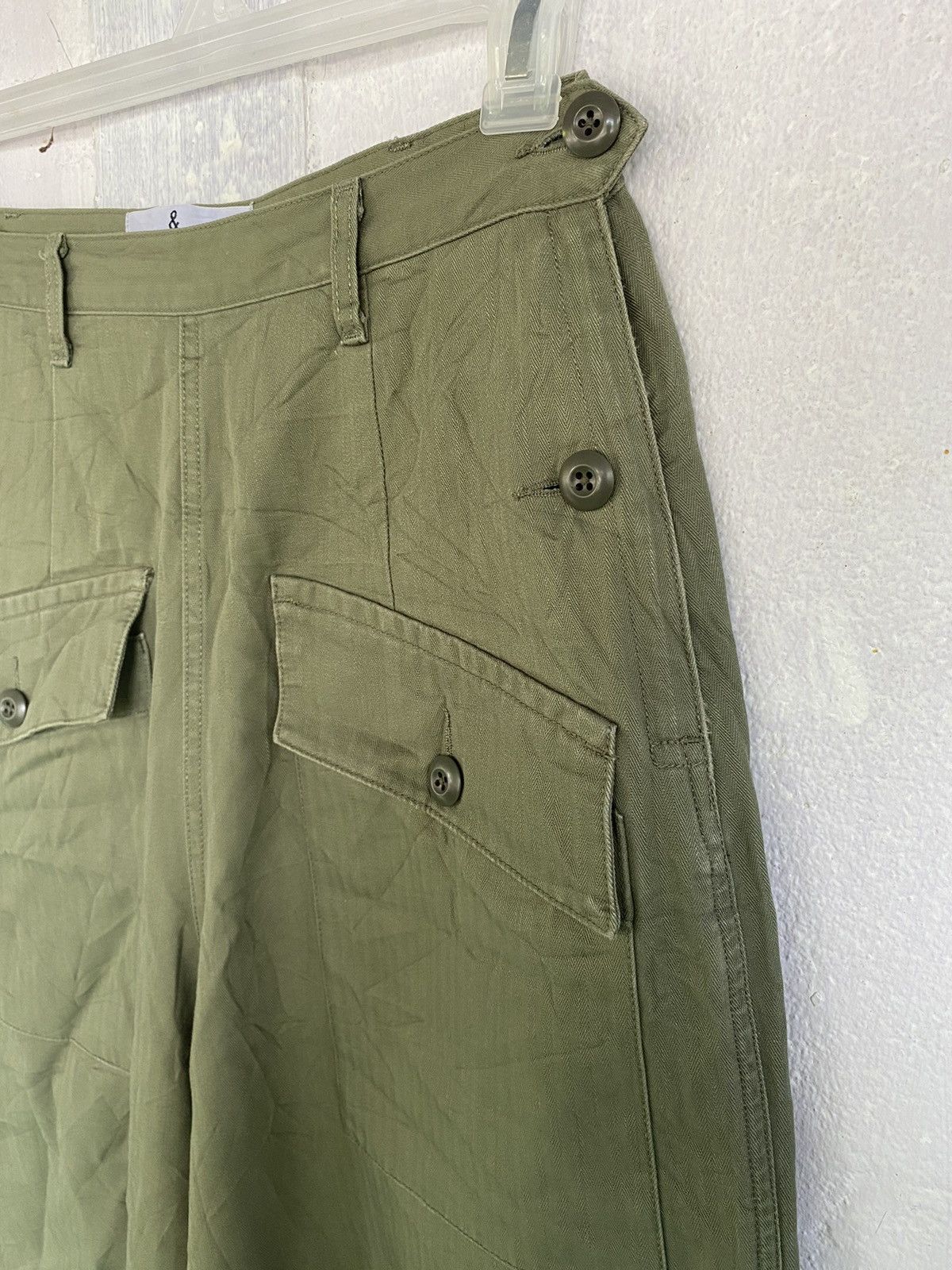 Japanese Brand & RC Military Style Pockets Utilities Women’s Army Pant Size 28" / US 6 / IT 42 - 6 Thumbnail