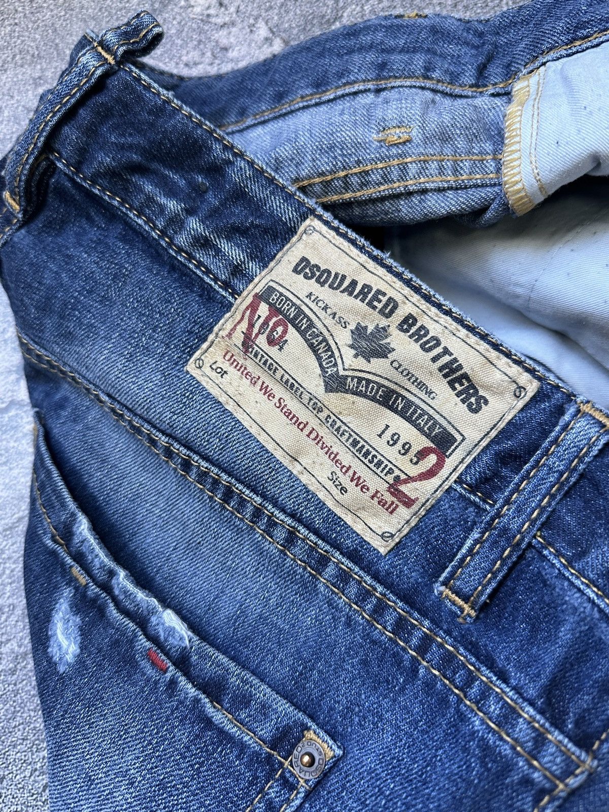 Dsquared2 Vintage Dsquared2 Women’s Distressed Denim Jeans Size 44 Size 30" / US 8 / IT 44 - 9 Thumbnail