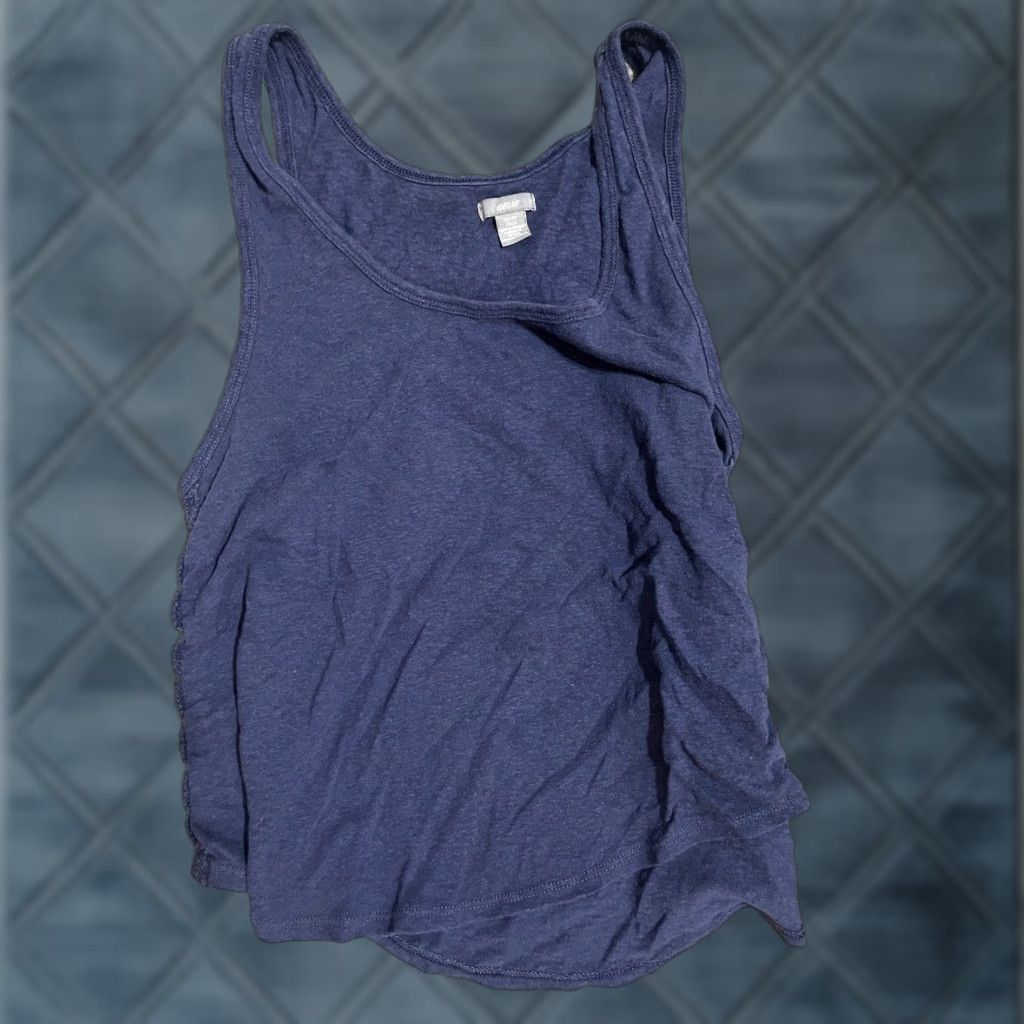 Vintage Aerie Tank Women XS Blue Solid Tank Top Adult XS Blue Solid Womens Tank Top XS Blue 90s Concert? Size XS / US 0-2 / IT 36-38 - 1 Thumbnail