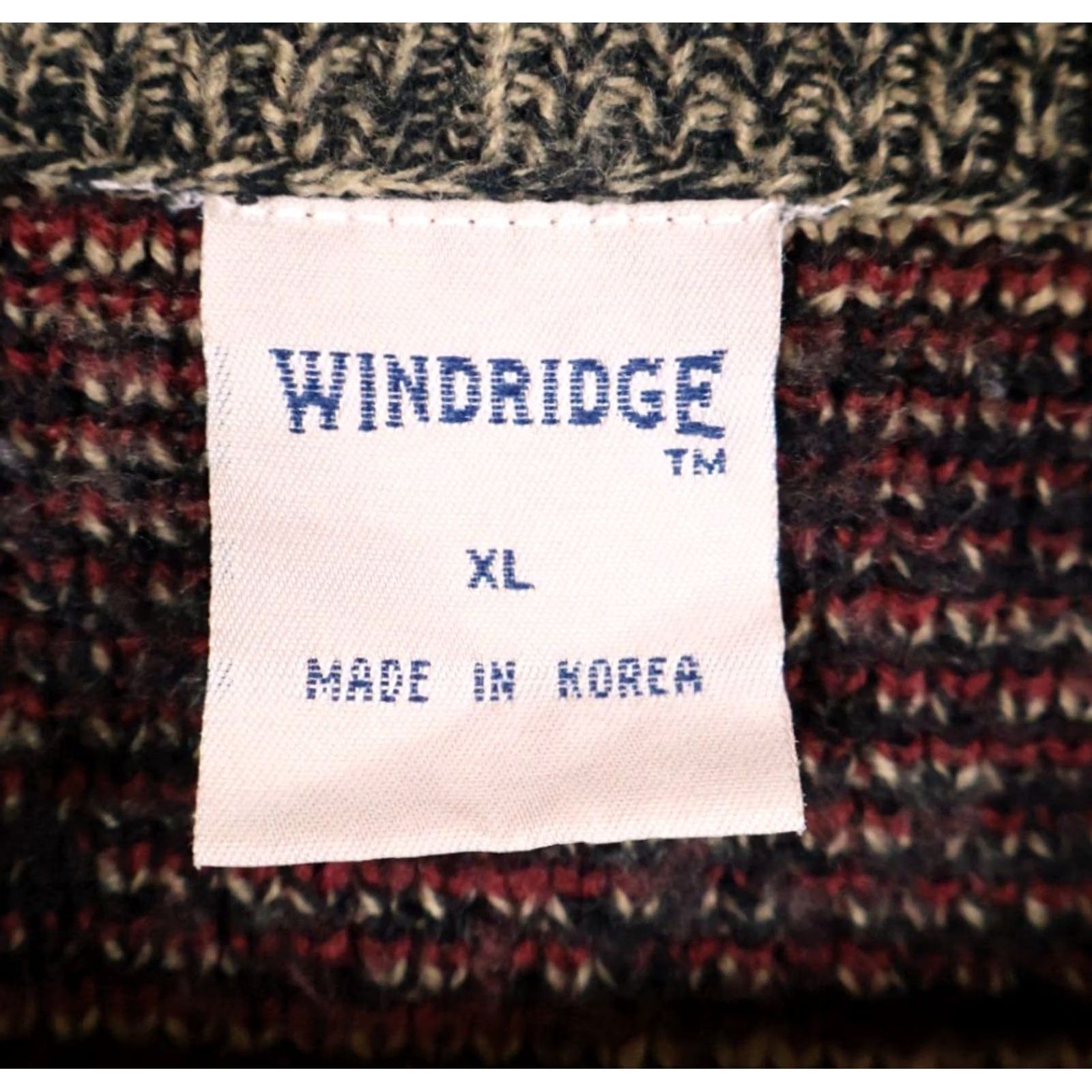 Vintage VINTAGE Windridge 90s Plaid Sweater Mens XL Red Gray Lightweight Knit Crew Neck Pullover Casual Size US XL / EU 56 / 4 - 3 Thumbnail