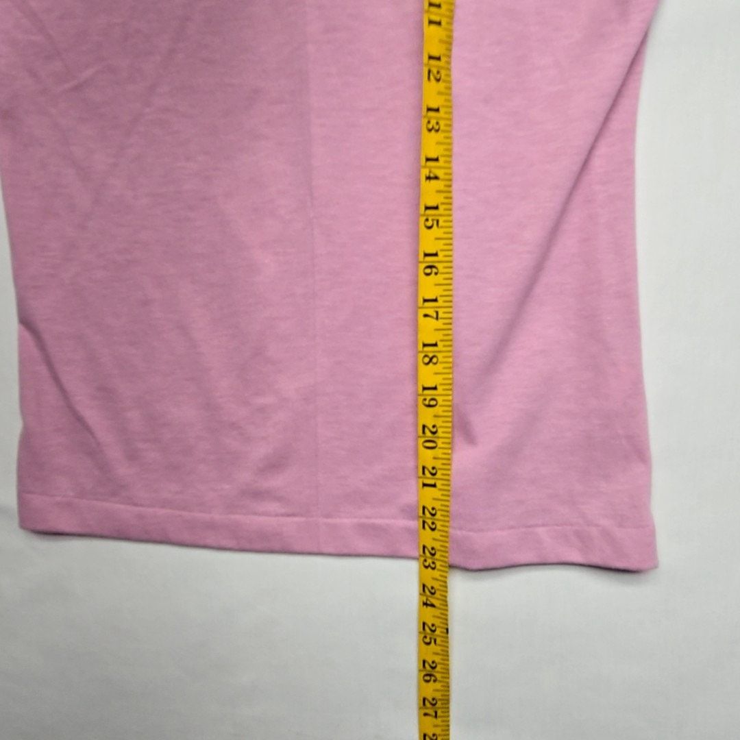 Hanes Vintage Polo Hanes Pink Short Sleeve Women Small Shirt 90s Size S / US 4 / IT 40 - 9 Thumbnail