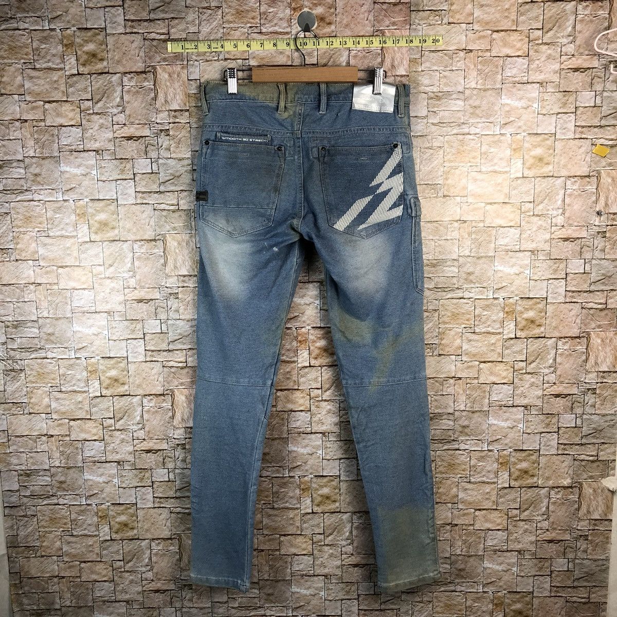 Japanese Brand Iz Frontier Blue Cargo Multipocket Pants #A968 Size US 32 / EU 48 - 18 Thumbnail