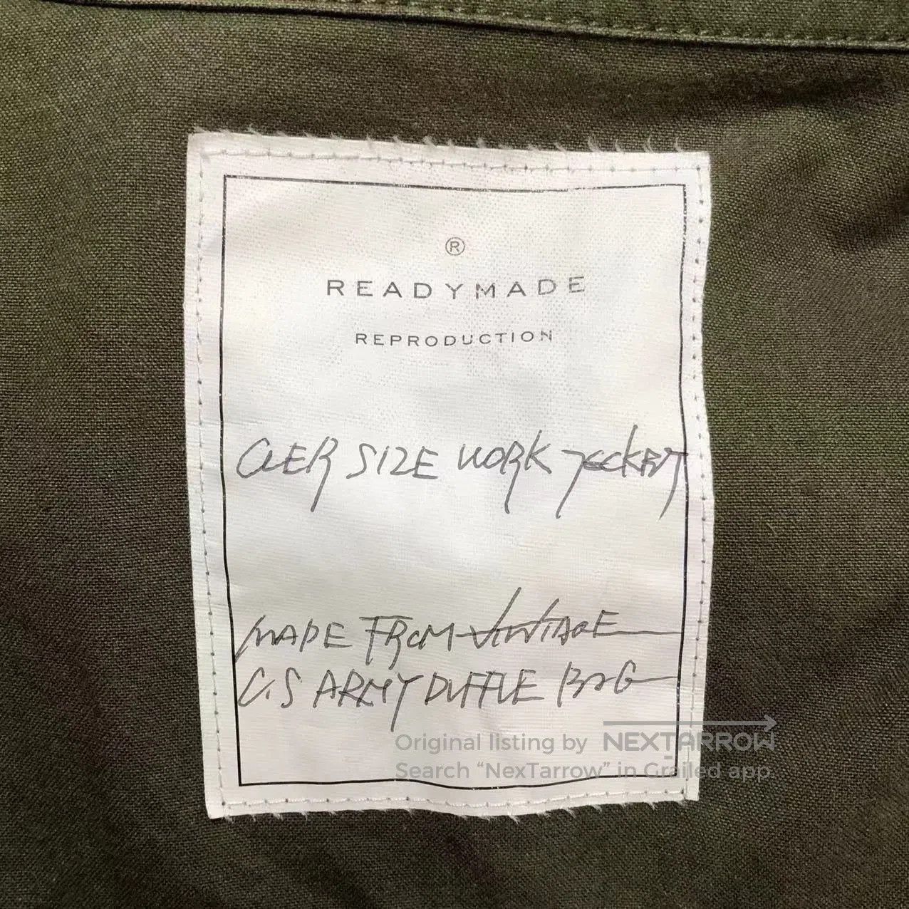 READYMADE READYMADE Badge Embroidered Work Jacket. Size US S / EU 44-46 / 1 - 4 Thumbnail
