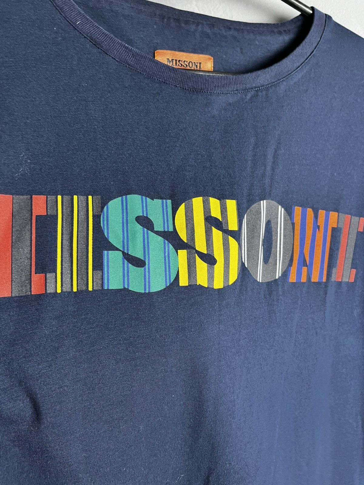 Missoni Missoni t shirt big logo size m Size US M / EU 48-50 / 2 - 5 Thumbnail