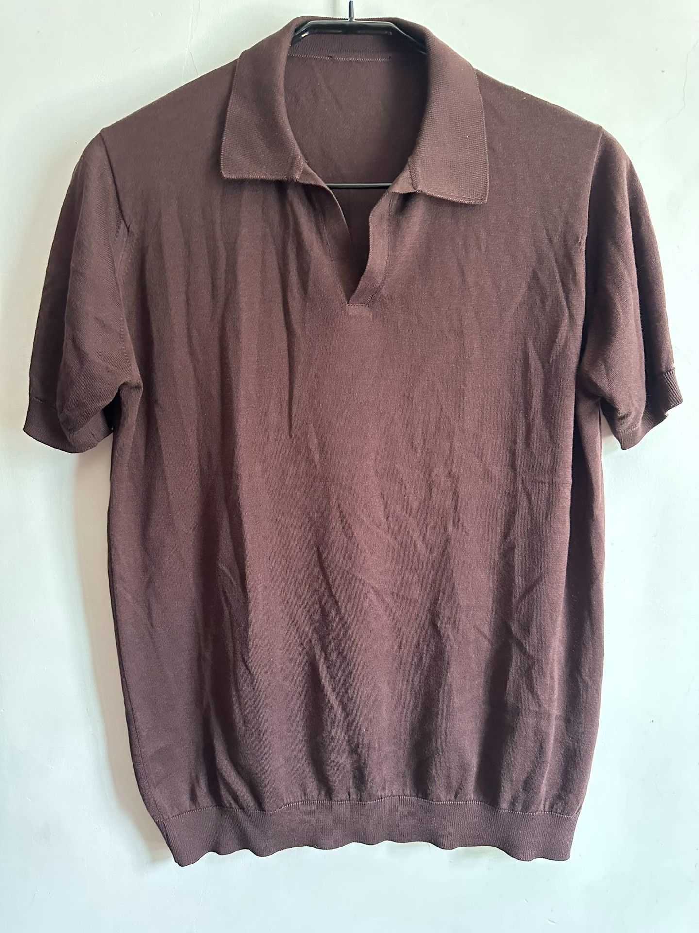 John Smedley John Smedley JATHAN Men's Sea Island Cotton Polo Size US M / EU 48-50 / 2 - 1 Thumbnail