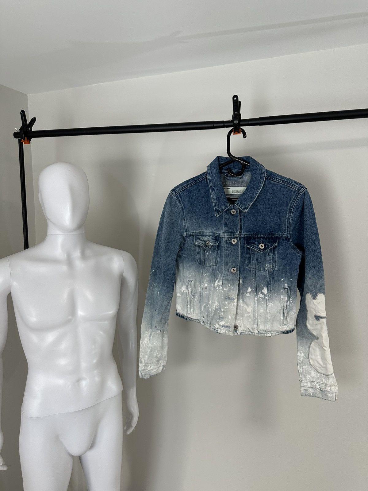Off-White OFF WHITE DENIM JACKET Rare Size M / US 6-8 / IT 42-44 - 1 Thumbnail