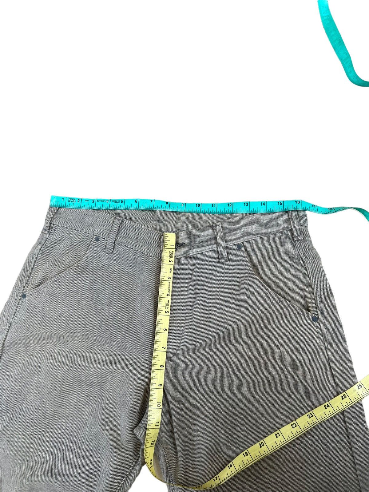 BRU NA BOINNE Bru Na Boinne Japan Muddy Grey Denim Cropped Selvedge Jeans Size US 31 - 3 Thumbnail