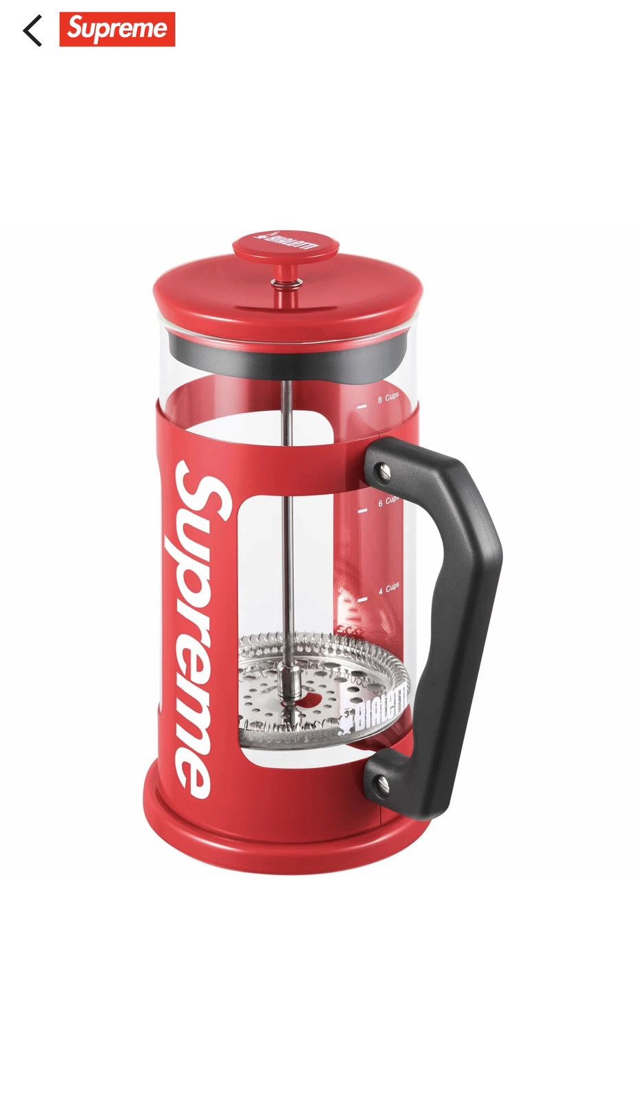 かわいい新作 Supreme FRENCH Bialetti 8-Cup Supreme French French ...