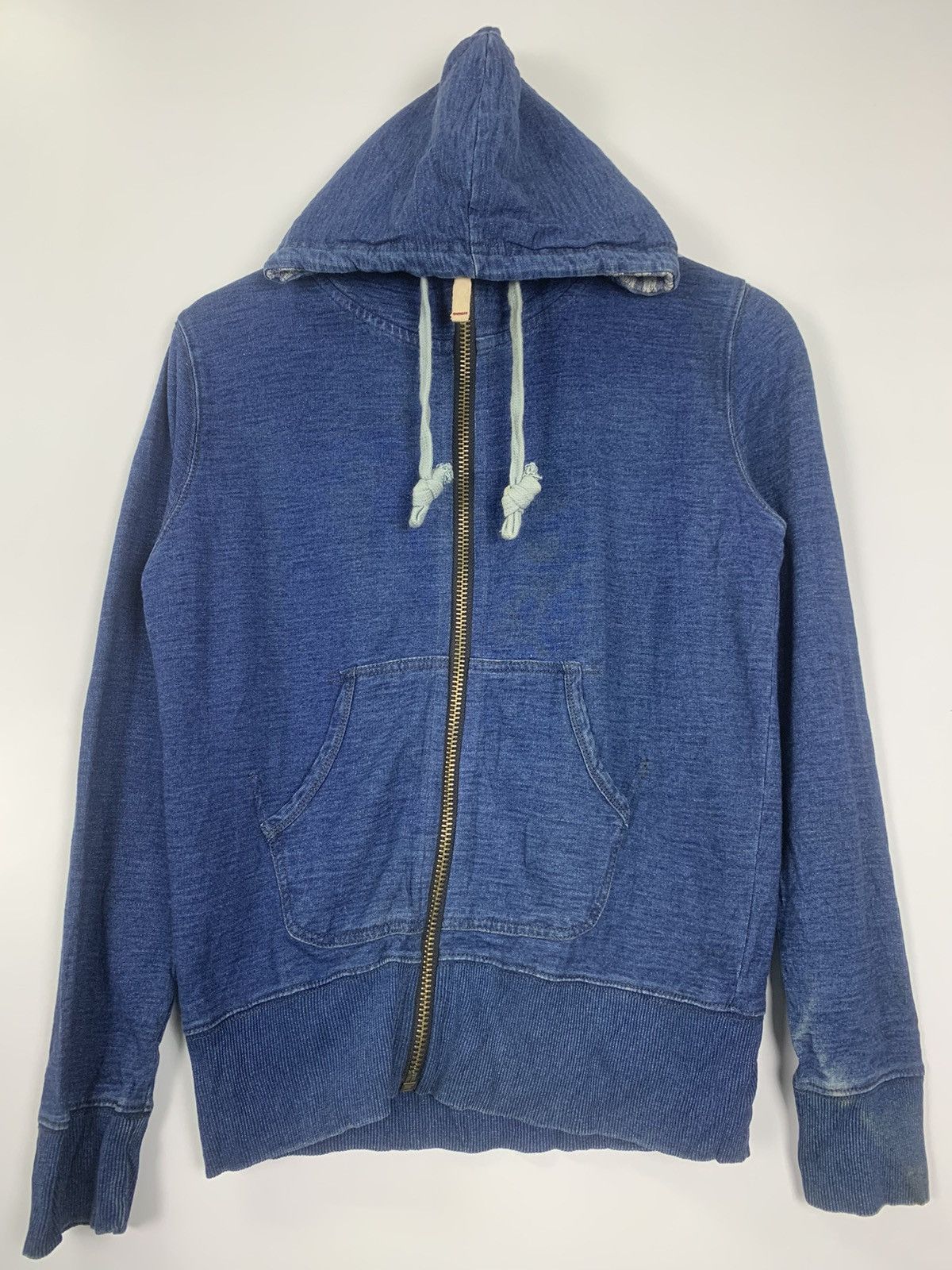Indigo Vintage Indigo Hoddies Size US S / EU 44-46 / 1 - 2 Thumbnail