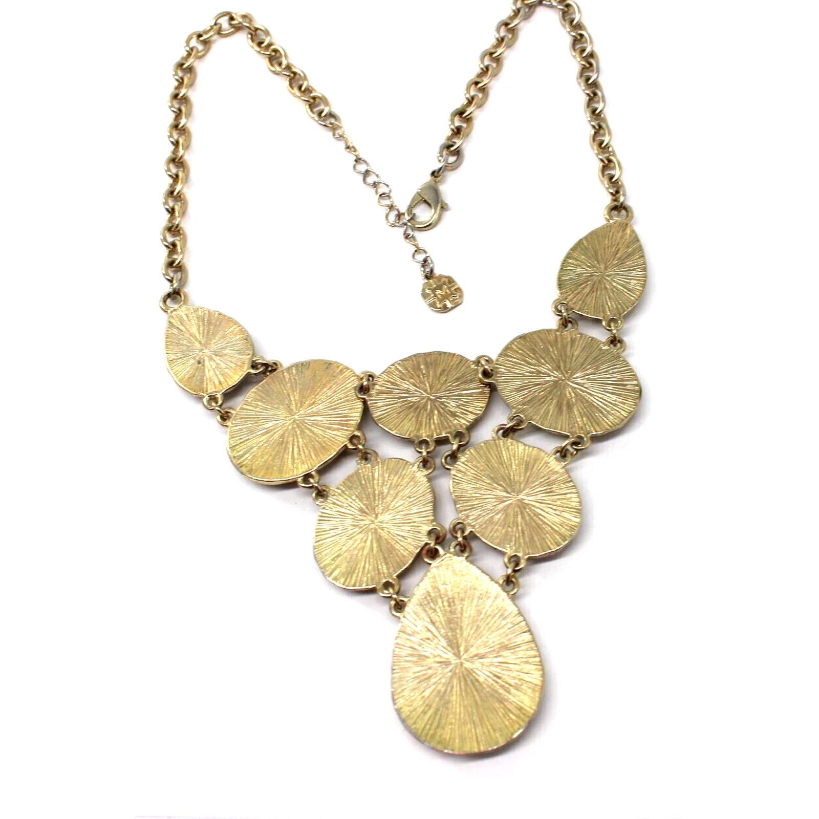 Monet Vintage Monet Bib Set • Necklace Earrings • Green Faux Shell Size ONE SIZE - 3 Thumbnail