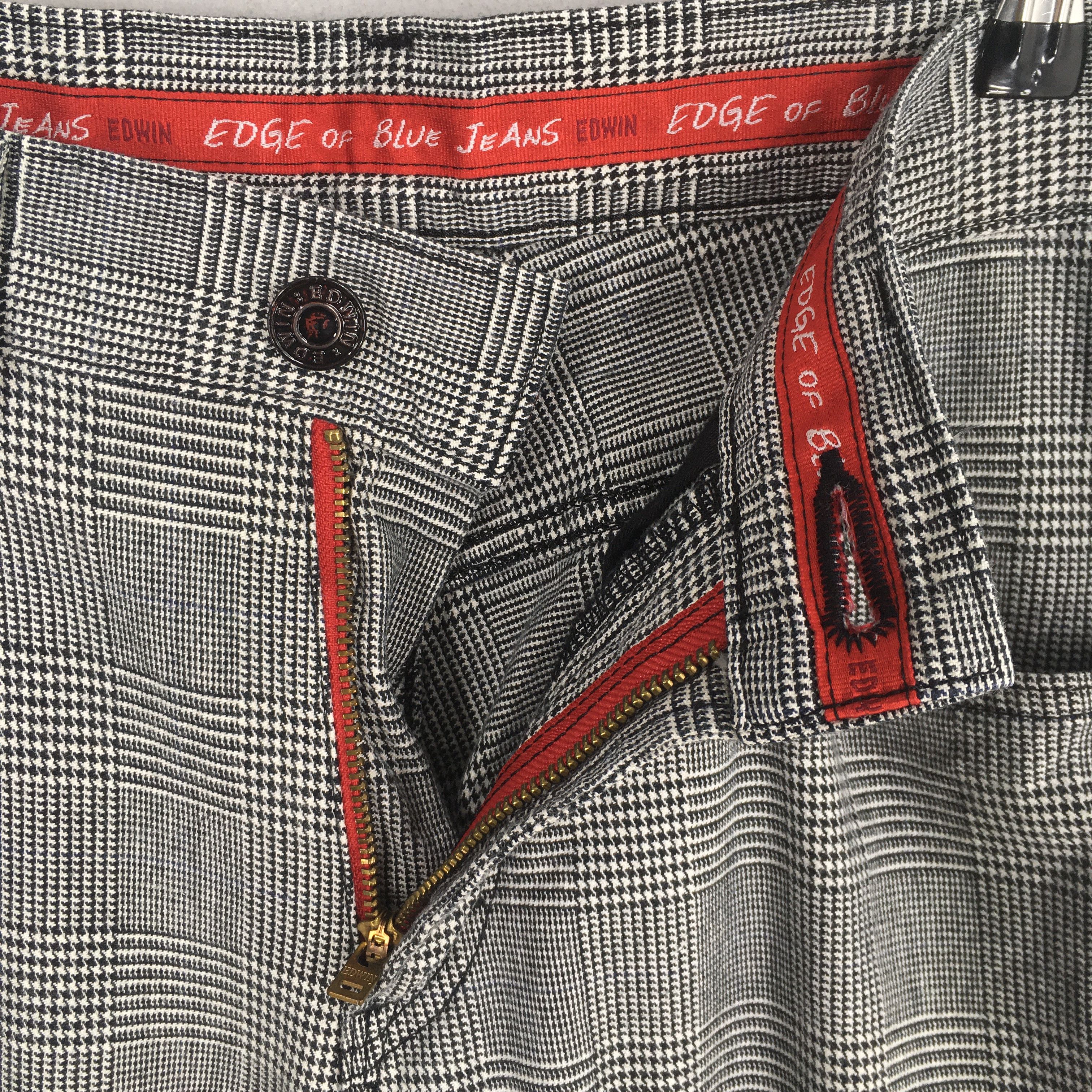 Edwin Size 32x33 Edwin Casual Tartan Plaid Checked Pants S1280 Size US 32 / EU 48 - 6 Thumbnail