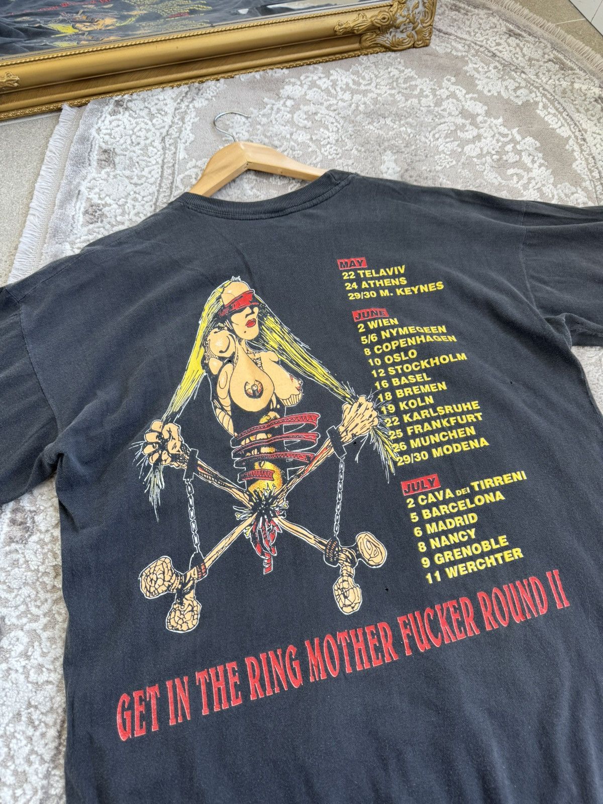 Guns N' Roses 90’s Guns N' Roses Get In The Ring vintage Faded t-shirt Size US XL / EU 56 / 4 - 18 Thumbnail