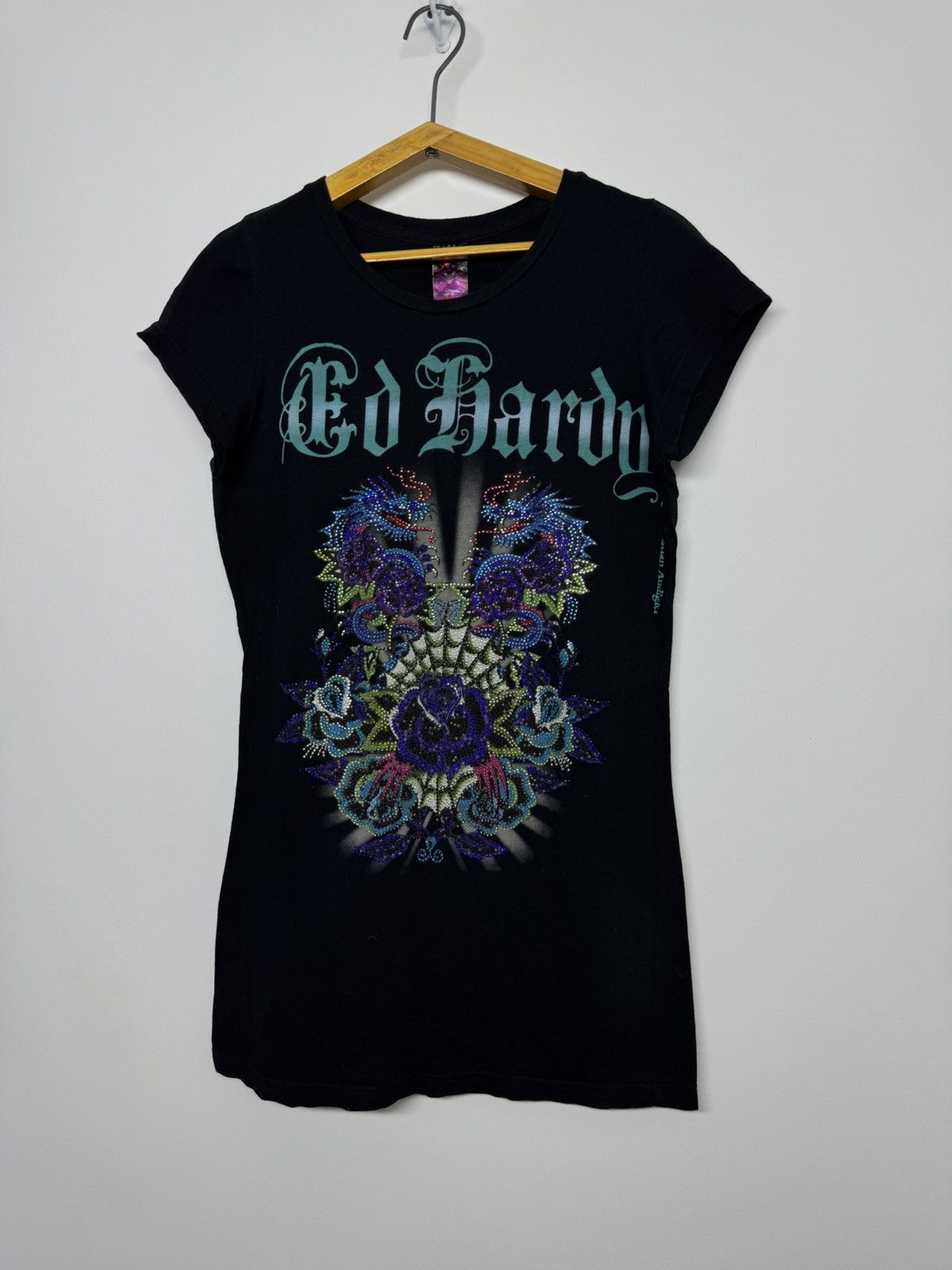 Ed Hardy RARE ED HARDY DOUBLE LOGO T-SHIRT Size M / US 6-8 / IT 42-44 - 5 Thumbnail