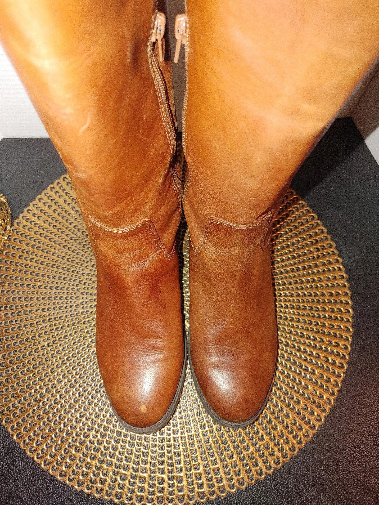 Designer INC Women's Fawne Leather Riding Boots Size 10M Size US 10 / IT 40 - 4 Thumbnail