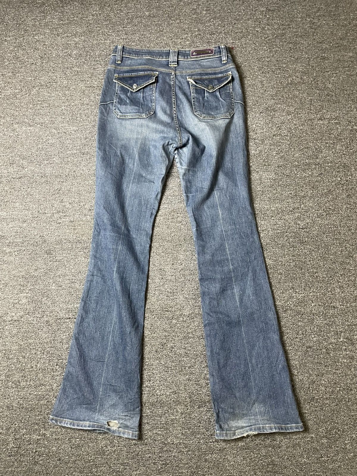 Japanese Brand × Vintage Mrs Jeana Platinum Flared Bootcut Jeans (117) Size 28" / US 6 / IT 42 - 11 Thumbnail